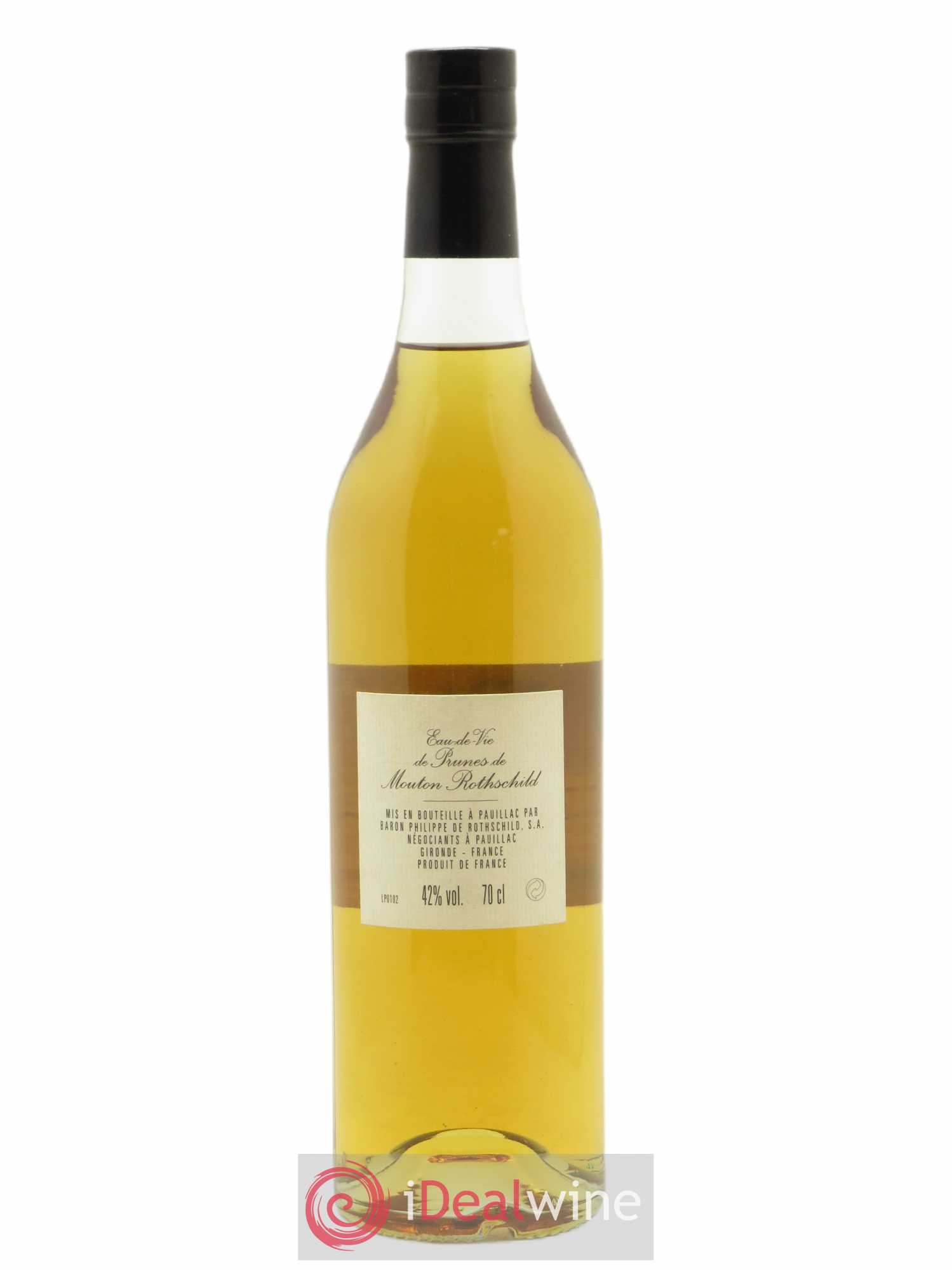 Alcools divers Eau de Vie de Prune Mouton Rothschild - Posten von 1 Flasche - 2