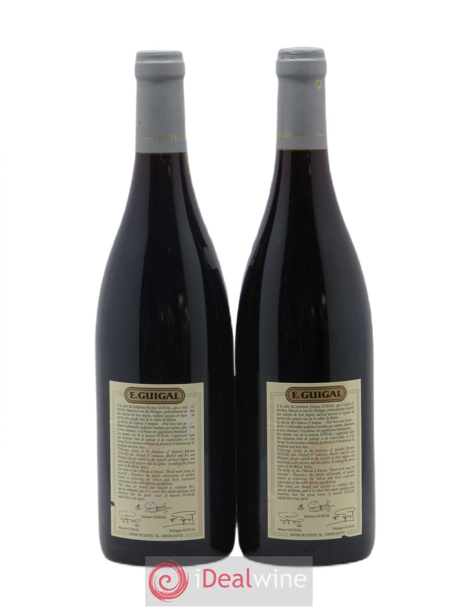 Côte-Rôtie La Turque Guigal 2002 - Lot de 2 bouteilles - 1
