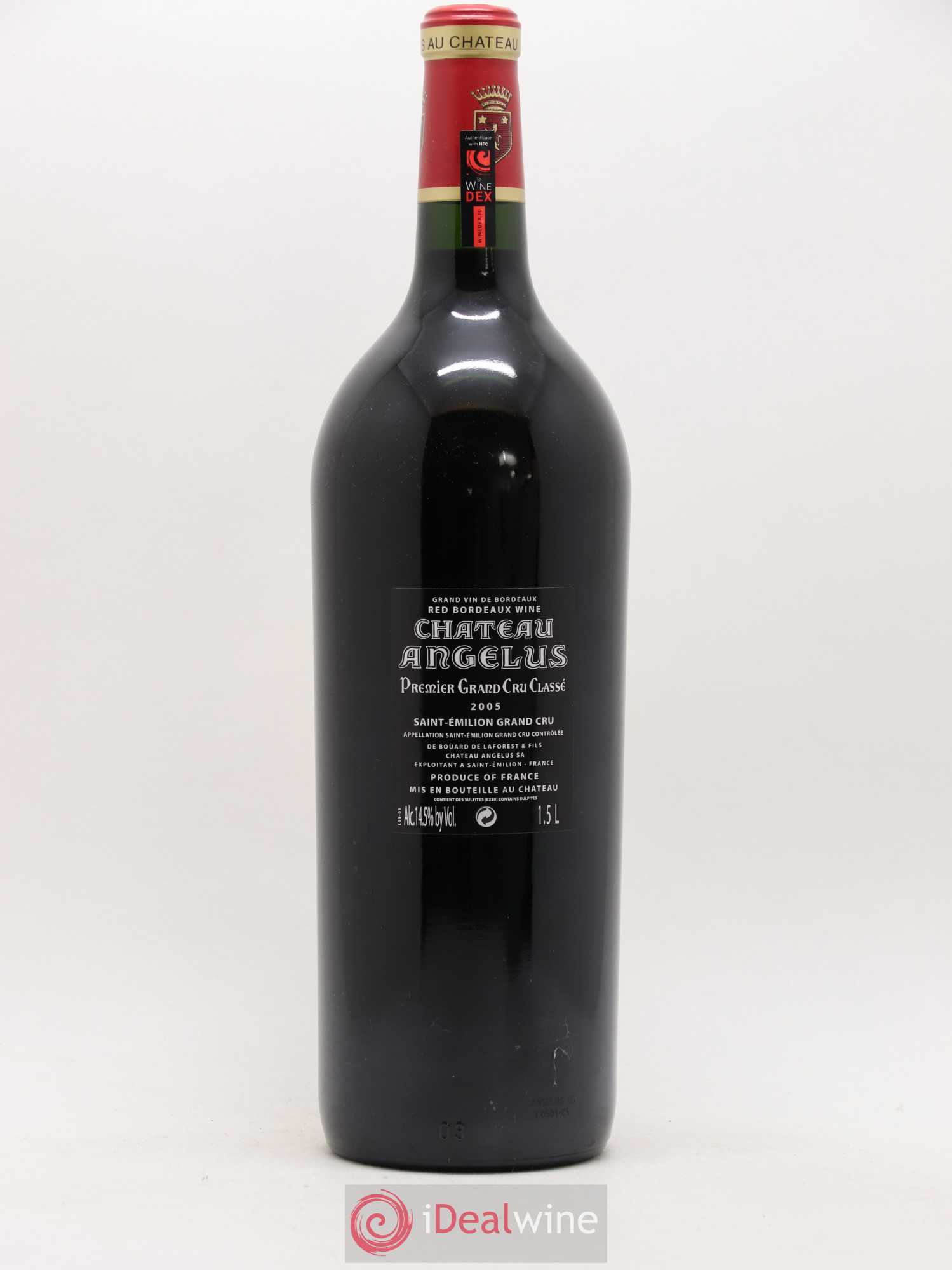 Château Angélus 1er Grand Cru Classé A 2005 - Lot de 1 magnum - 1