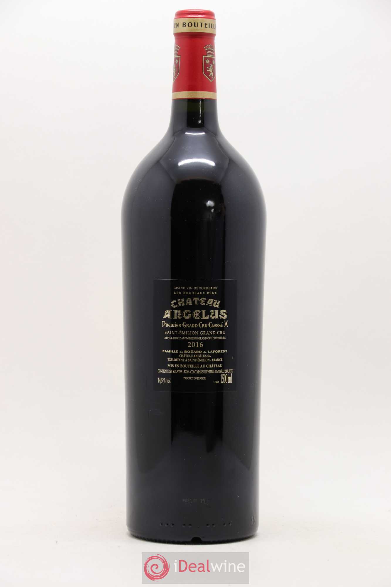 Château Angélus 1er Grand Cru Classé A 2016 - Lot de 1 magnum - 1