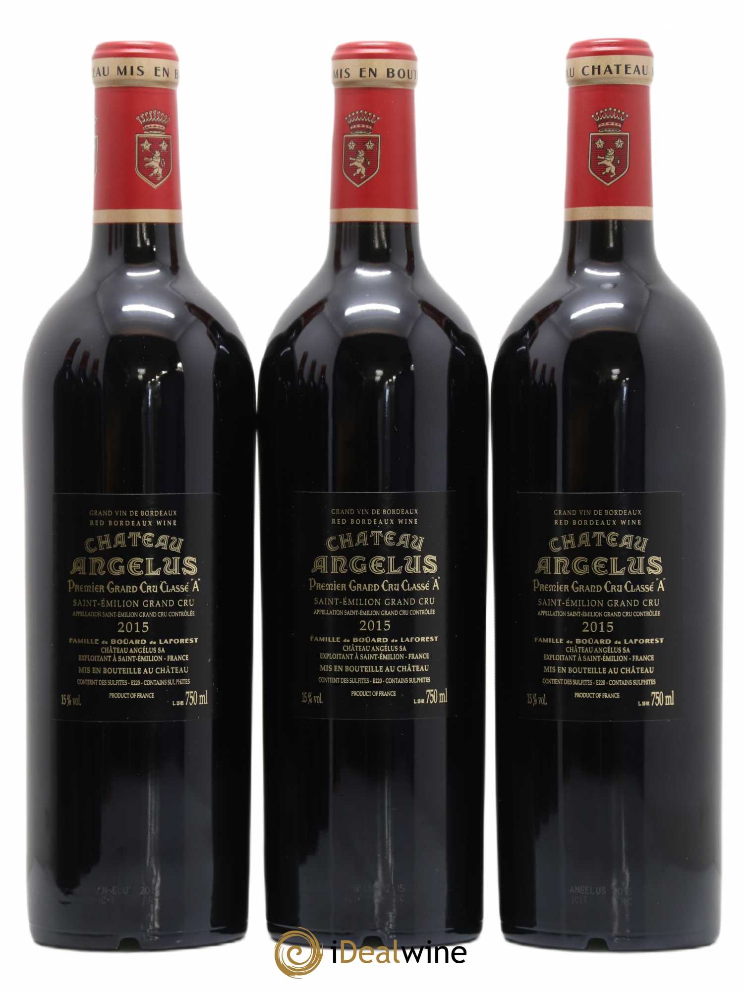 Château Angélus 1er Grand Cru Classé A 2015 - Lot de 6 bouteilles - 4