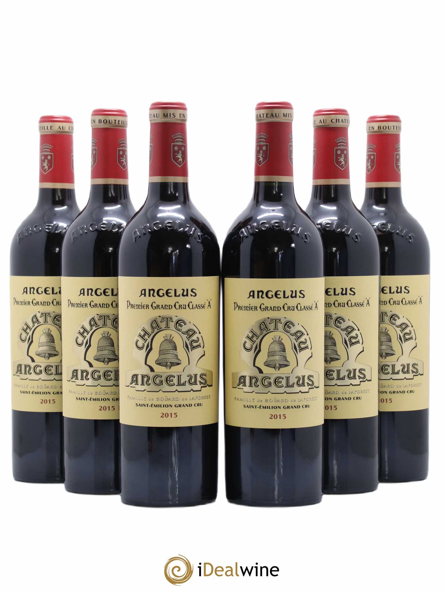 Château Angélus 1er Grand Cru Classé A 2015 - Lot de 6 bouteilles - 0