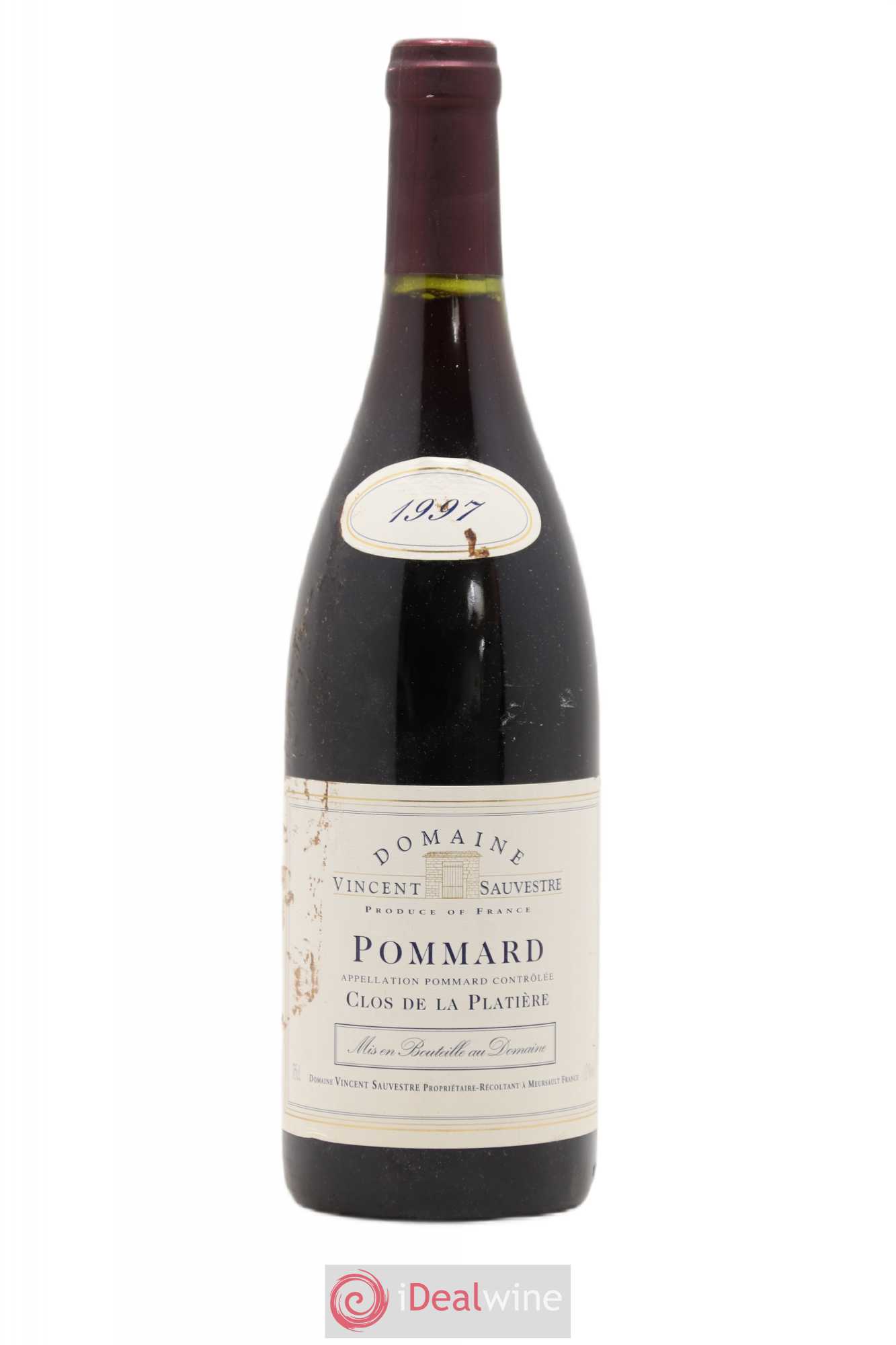 Pommard Pommard Domaine Vincent Sauvestre 1997 - Posten von 1 Flasche - 0