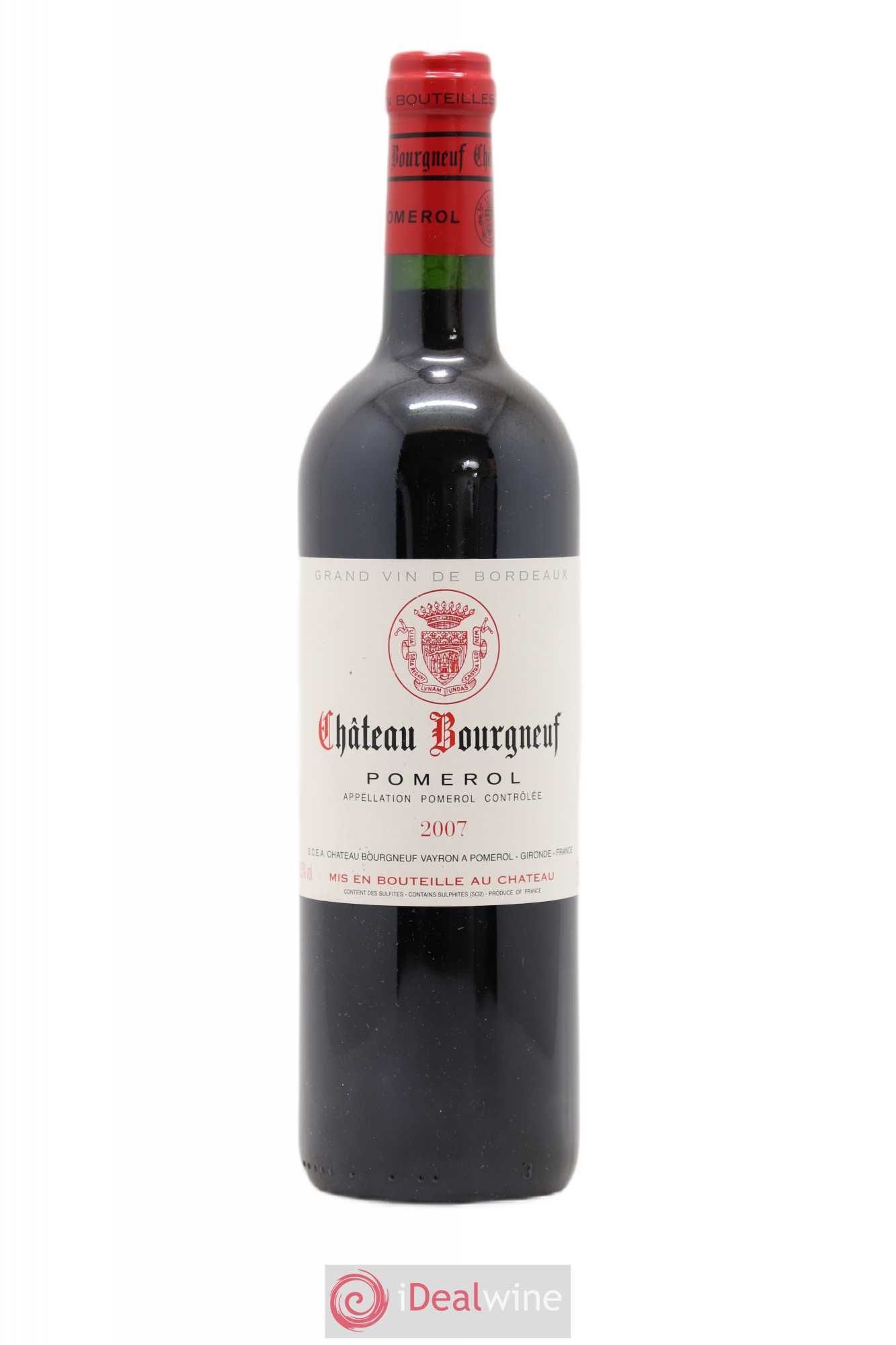Château Bourgneuf 2007 - Lot de 1 bouteille - 0