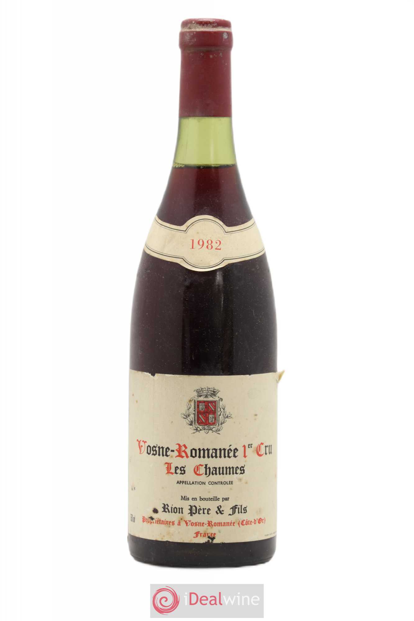 Vosne-Romanée 1er Cru Les Chaumes Rion Père et Fils 1982 - Lot de 1 bouteille - 0