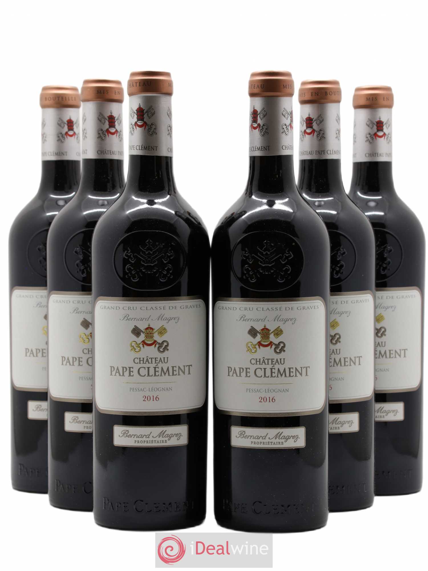 Château Pape Clément Cru Classé de Graves 2016 - Lot de 6 bouteilles - 0
