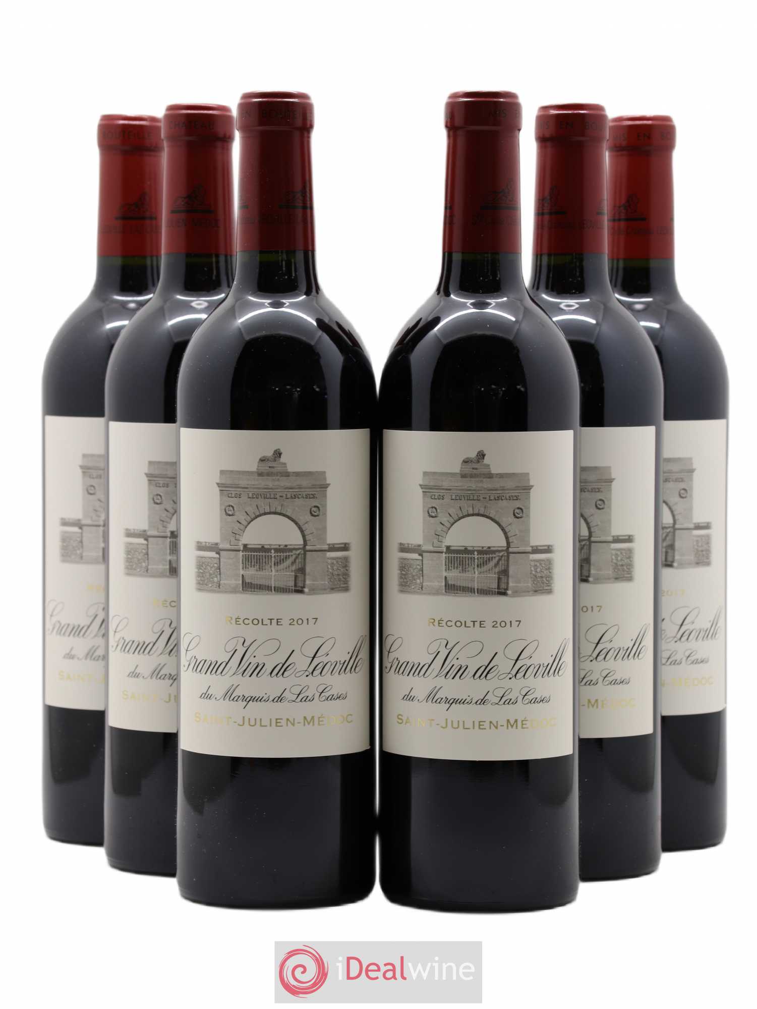 Château Léoville Las Cases 2ème Grand Cru Classé 2017 - Lot de 6 bouteilles - 0