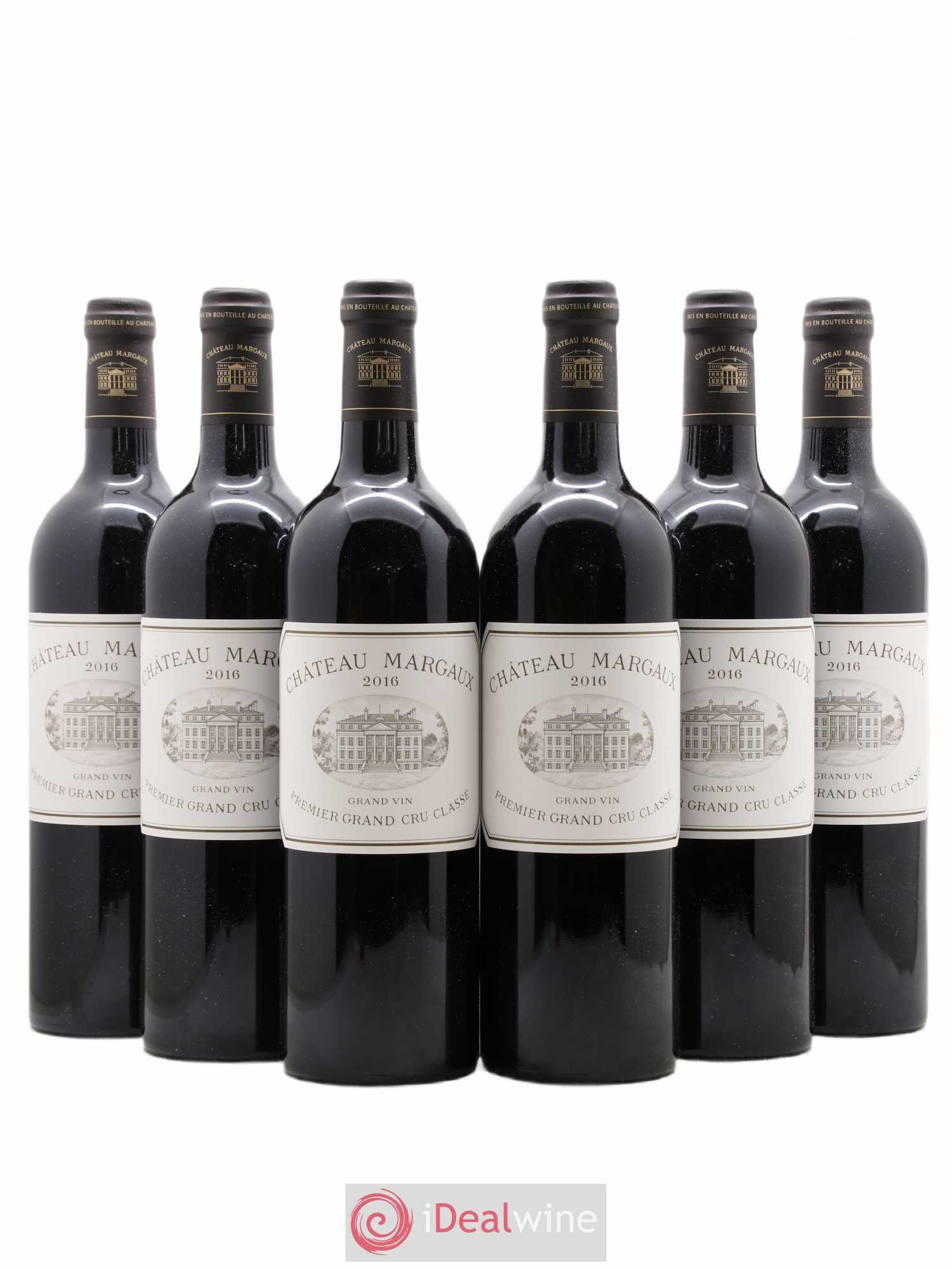 Château Margaux 1er Grand Cru Classé 2016 - Lot de 6 bouteilles - 0