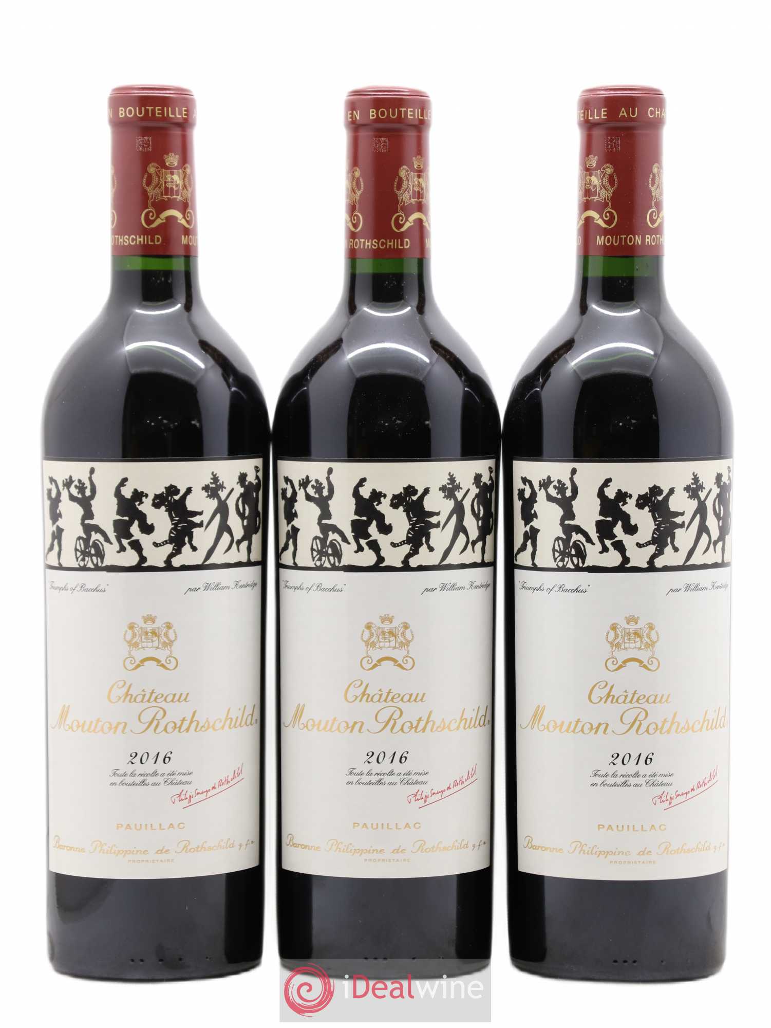 Château Mouton Rothschild 1er Grand Cru Classé 2016 - Lot de 6 bouteilles - 3