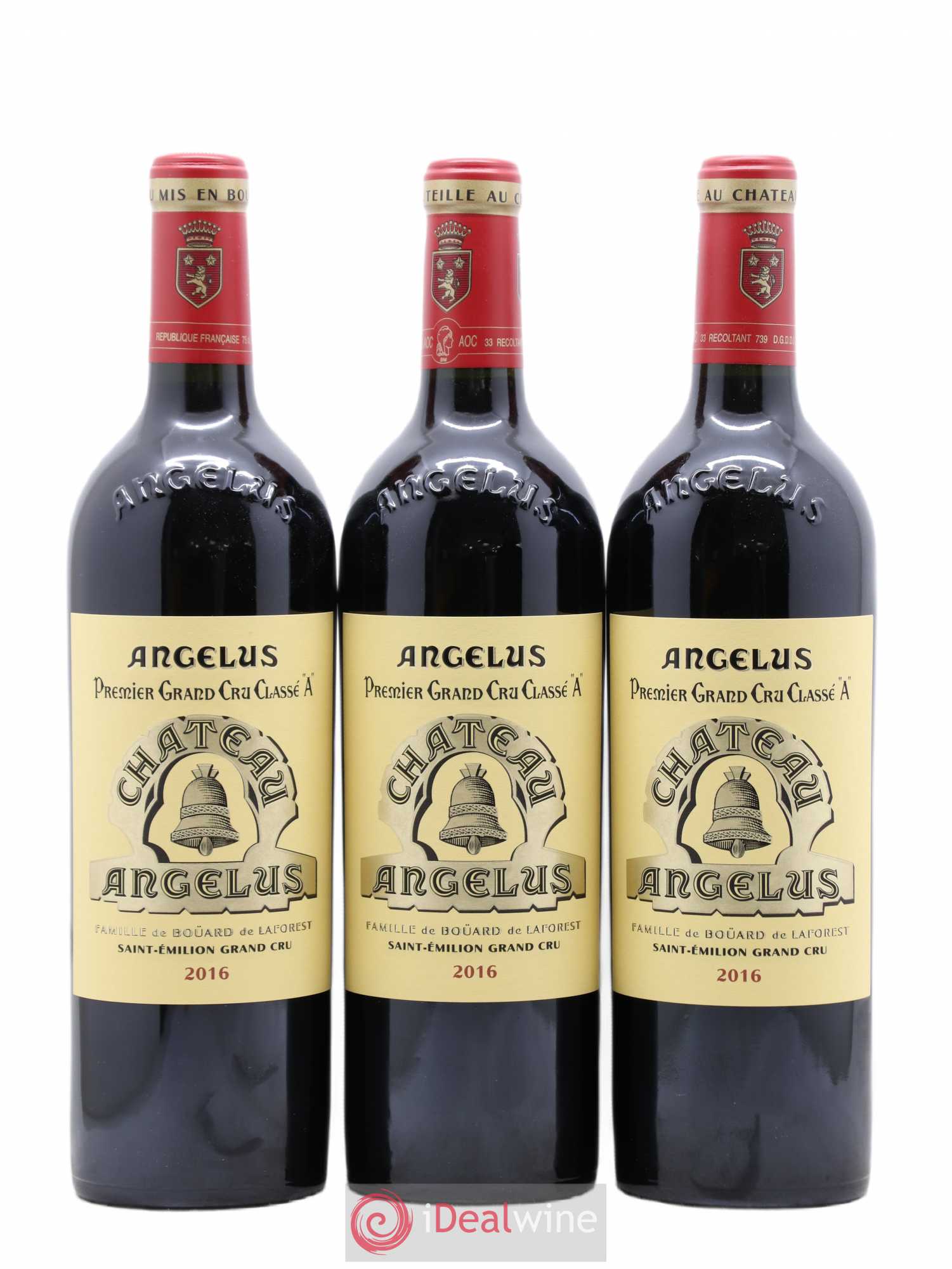 Château Angélus 1er Grand Cru Classé A 2016 - Lot de 6 bouteilles - 1