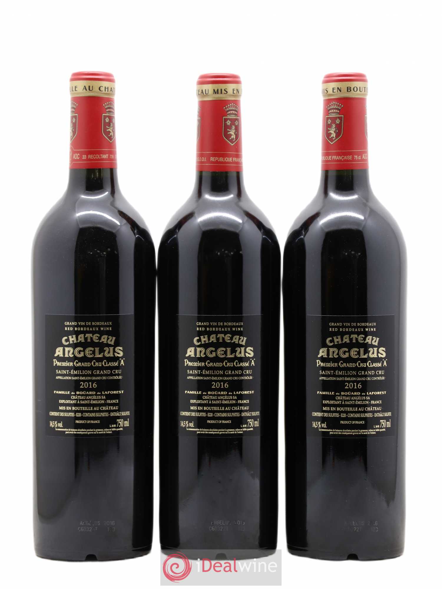 Château Angélus 1er Grand Cru Classé A 2016 - Lot de 6 bouteilles - 2