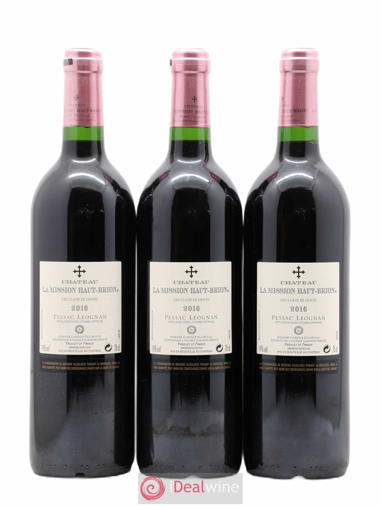 Château la Mission Haut-Brion Cru Classé de Graves 2016 - Lot de 6 bouteilles - 4