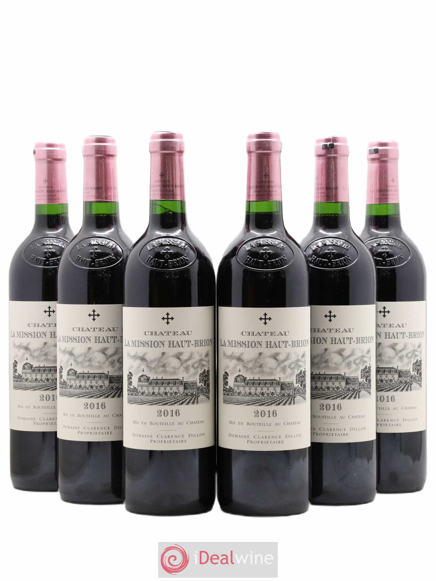 Château la Mission Haut-Brion Cru Classé de Graves 2016 - Lot de 6 bouteilles - 0