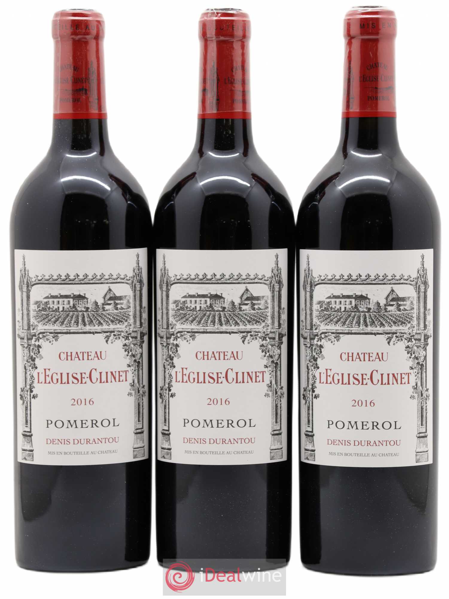 Château l' Église Clinet 2016 - Lot de 3 bouteilles - 0
