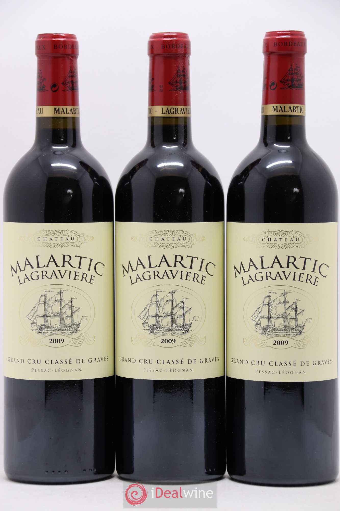 Château Malartic-Lagravière Cru Classé de Graves 2009 - Lot de 12 bouteilles - 1