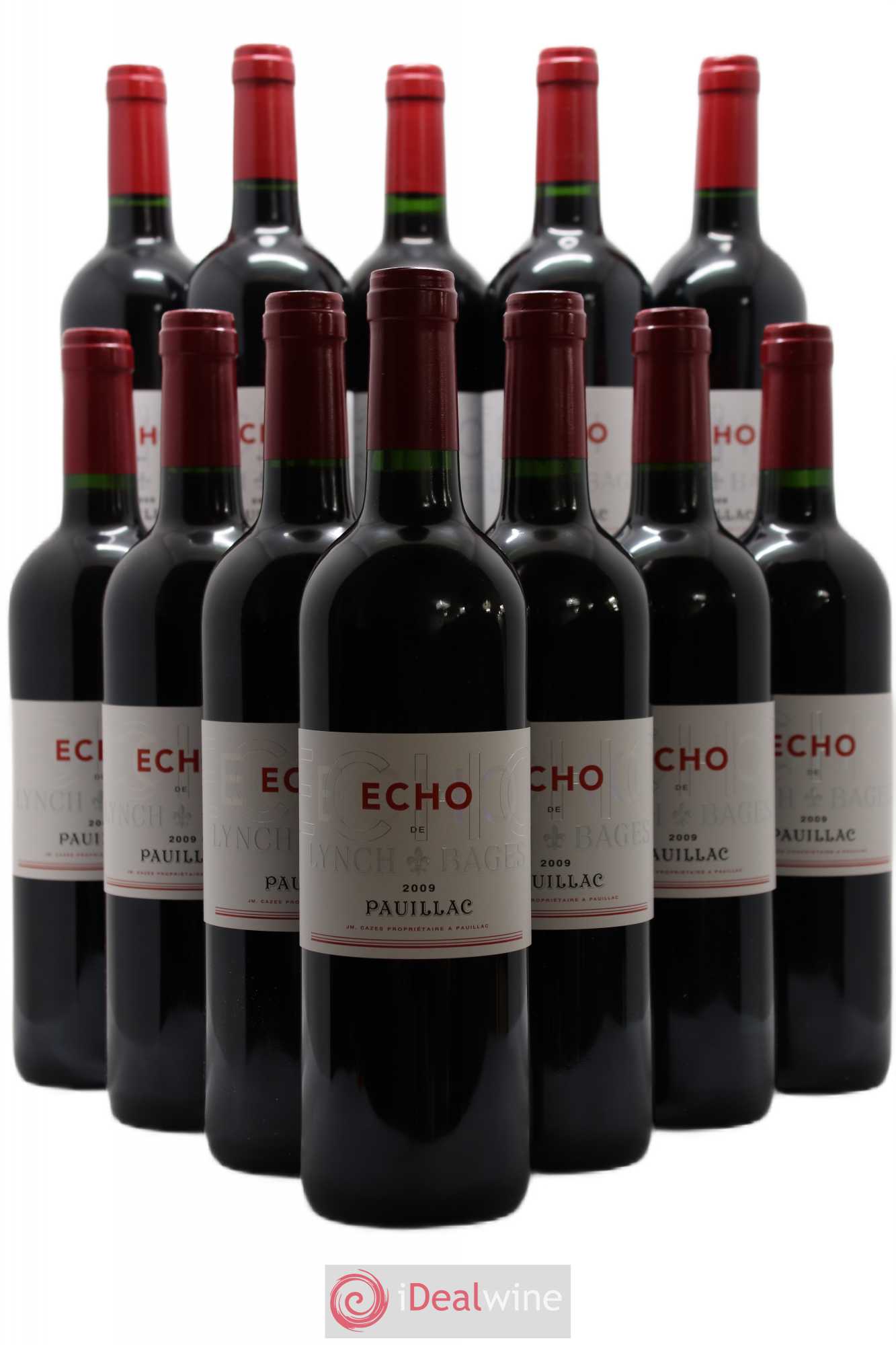 Echo de Lynch Bages Second Vin 2009 - Lot de 12 bouteilles - 0
