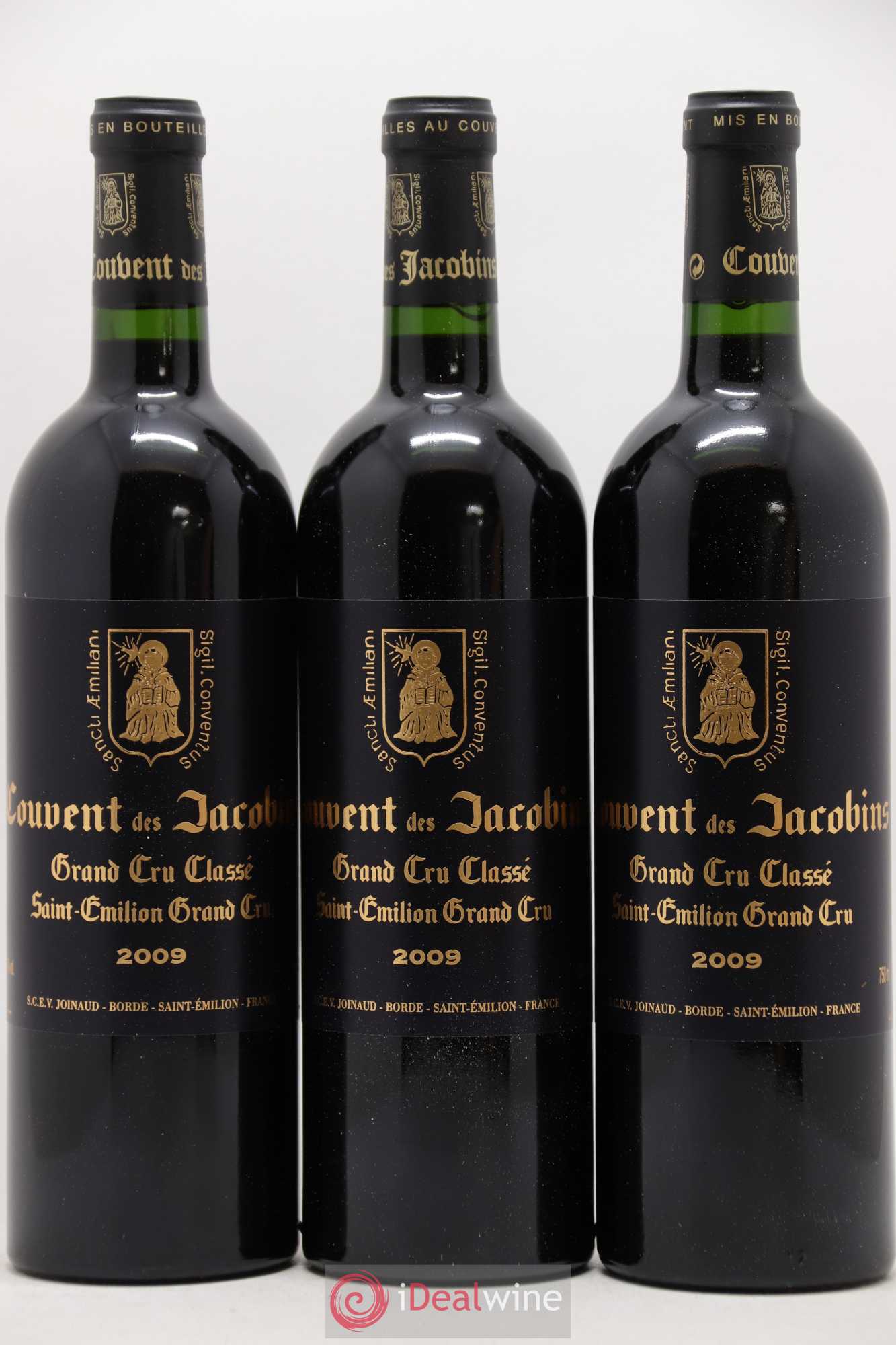 Château Couvent des Jacobins Grand Cru Classé 2009 - Lot de 12 bouteilles - 1