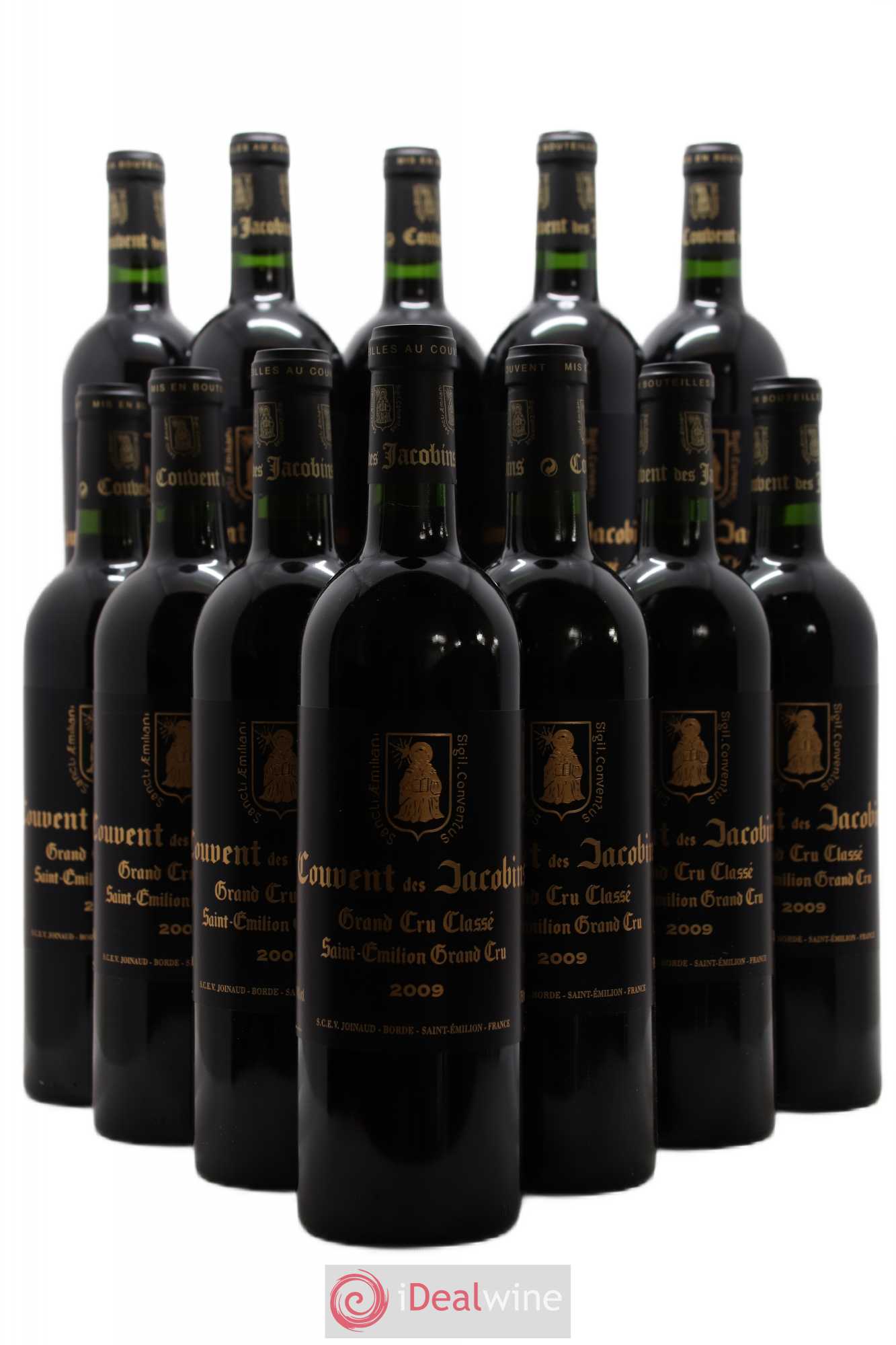 Château Couvent des Jacobins Grand Cru Classé 2009 - Lot de 12 bouteilles - 0