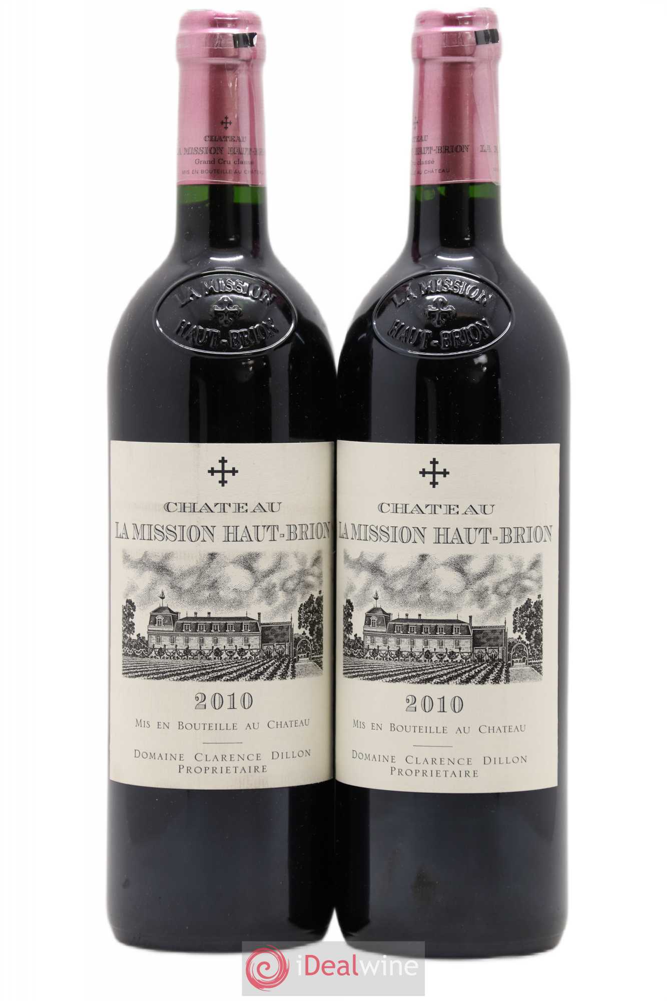 Château la Mission Haut-Brion Cru Classé de Graves 2010 - Lot de 2 bouteilles - 0