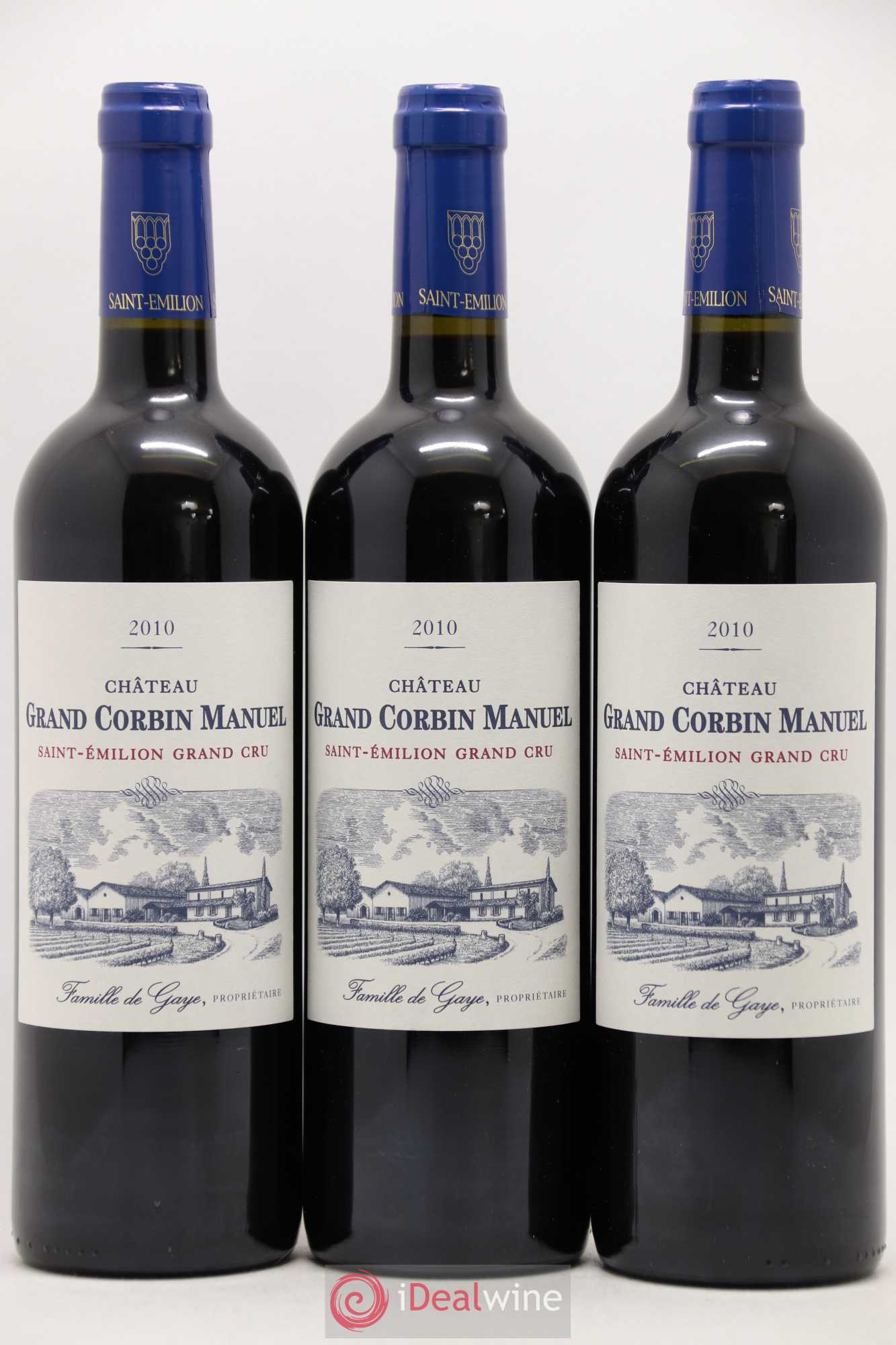 Château Grand Corbin Manuel 2010 - Lot de 12 bouteilles - 3