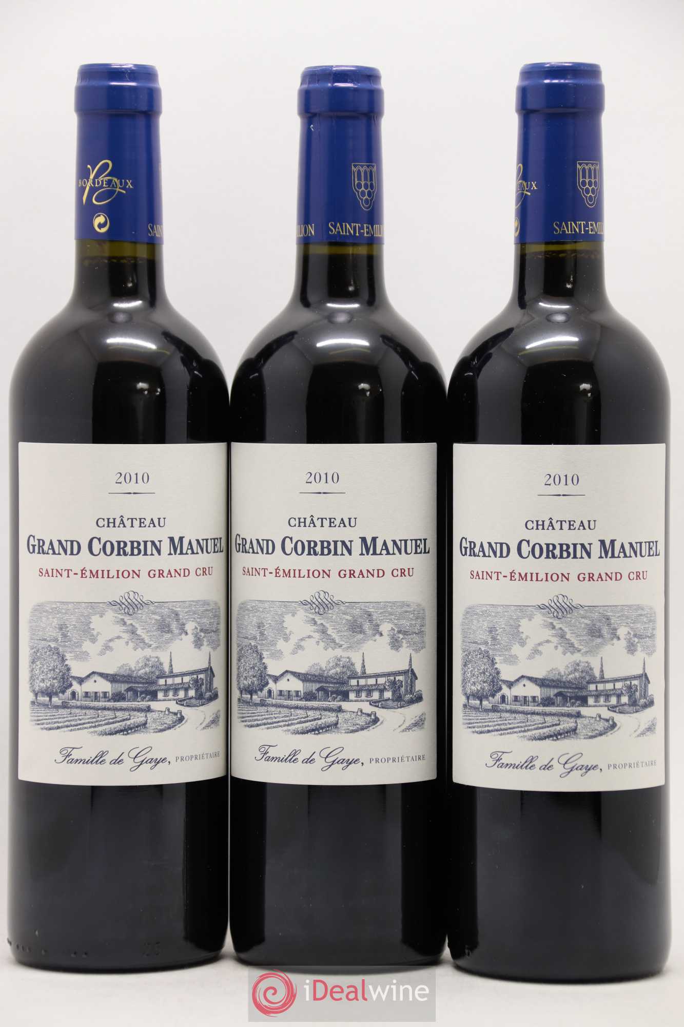Château Grand Corbin Manuel 2010 - Lot de 12 bouteilles - 4