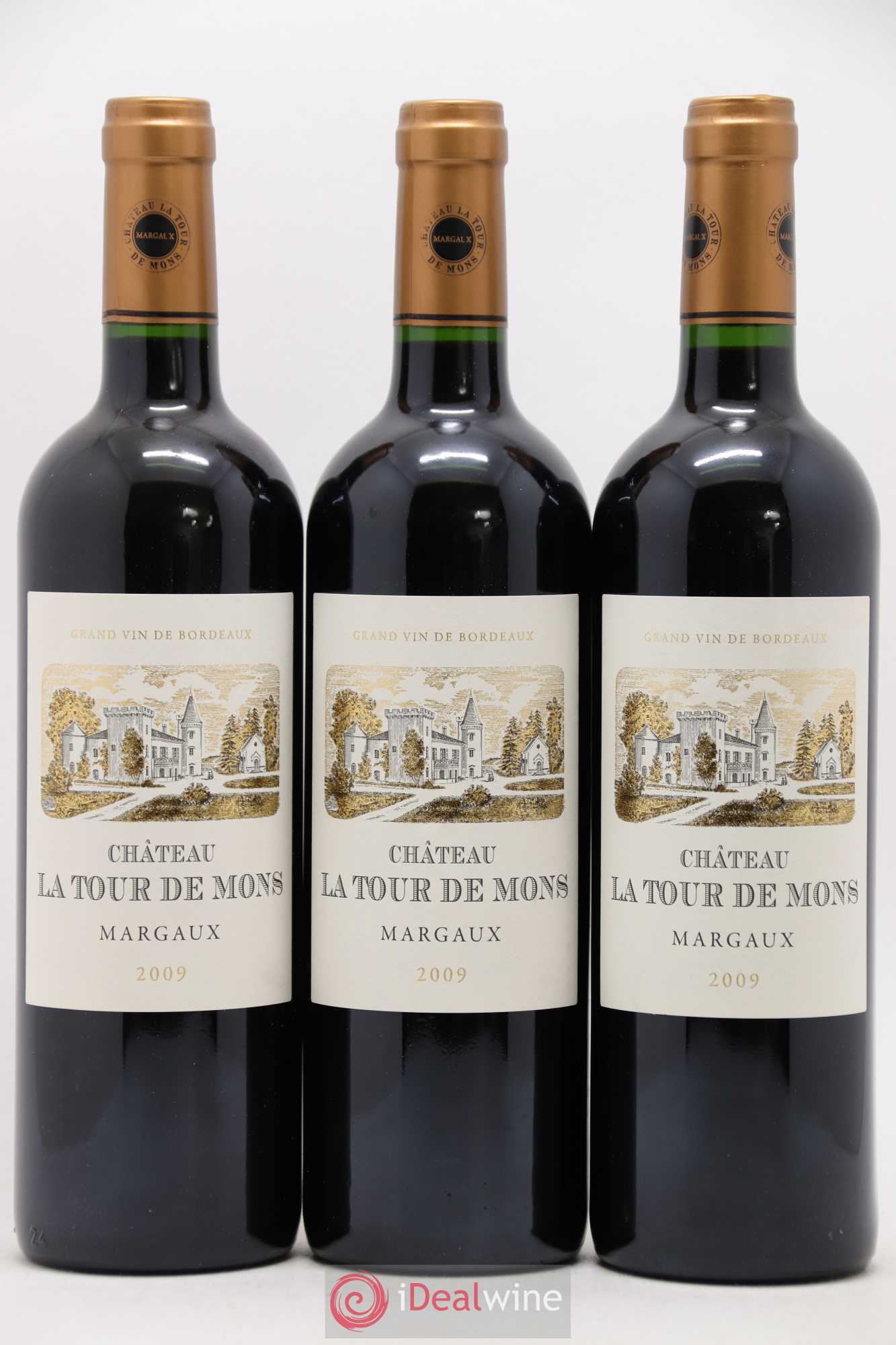 Château la Tour de Mons Cru Bourgeois 2009 - Lot de 12 bouteilles - 1