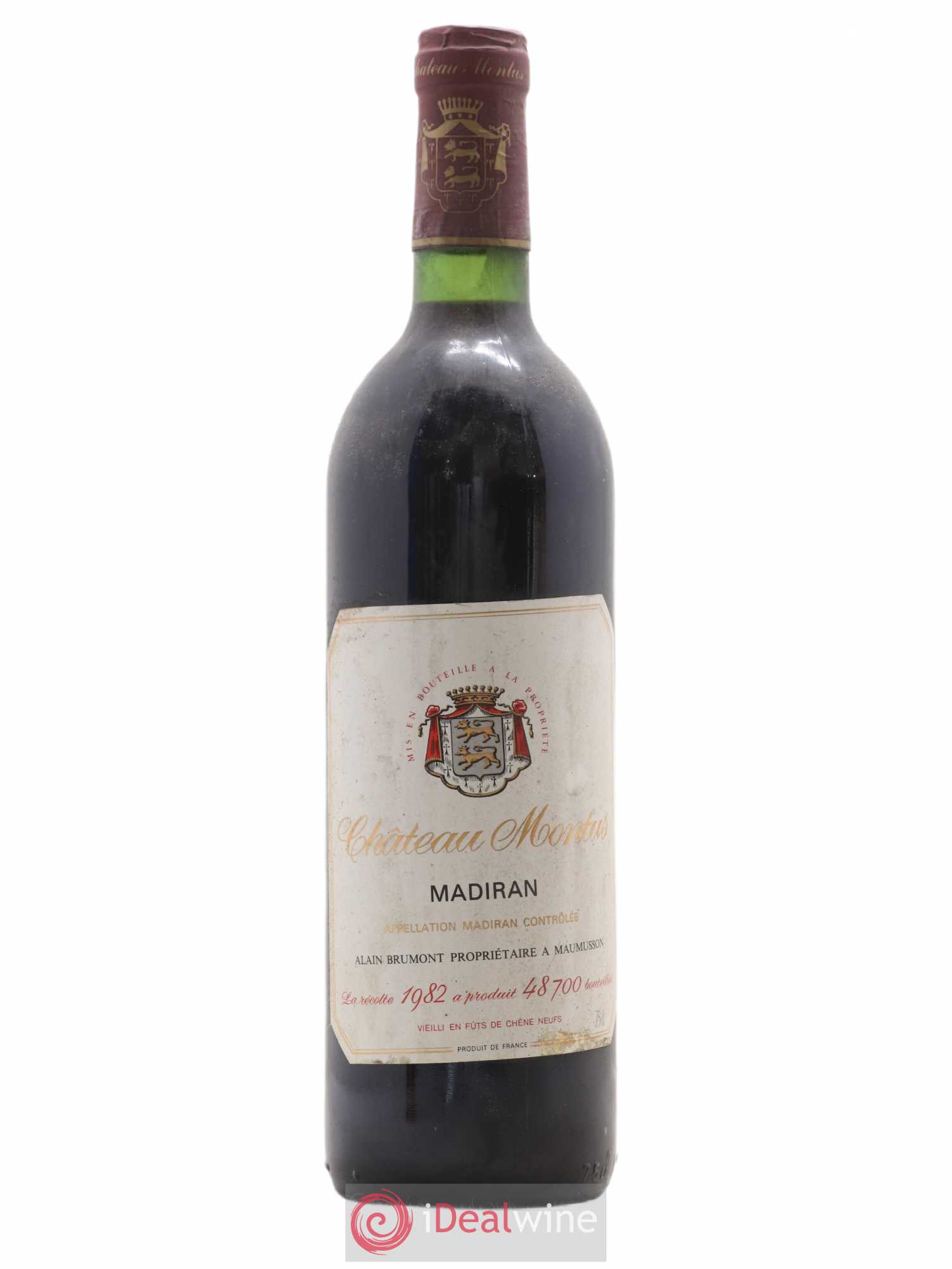 Madiran Château Montus Alain Brumont 1982 - Lot de 1 bouteille - 0