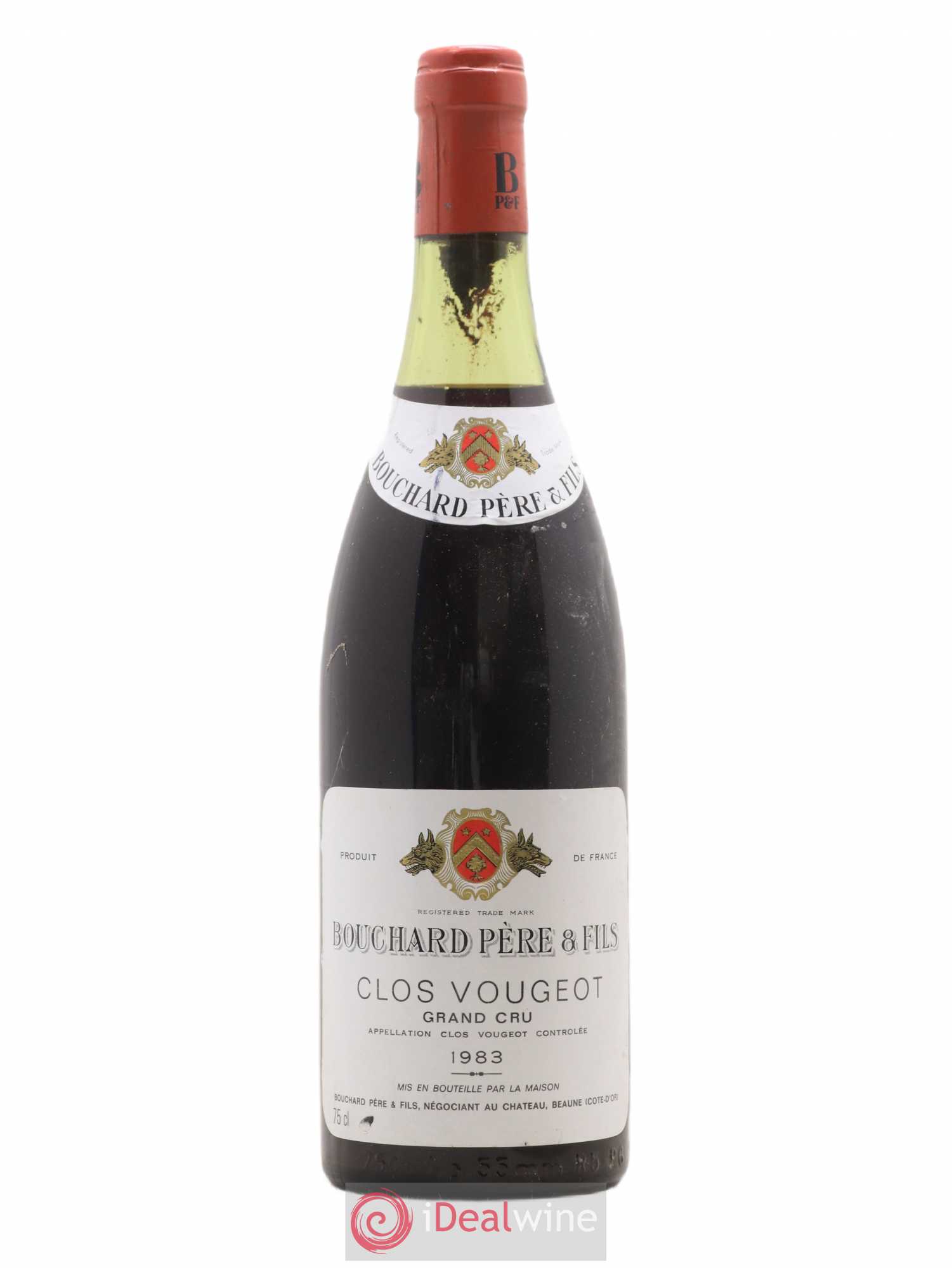 Clos de Vougeot Grand Cru Bouchard Père & Fils 1983 - Lot de 1 bouteille - 0