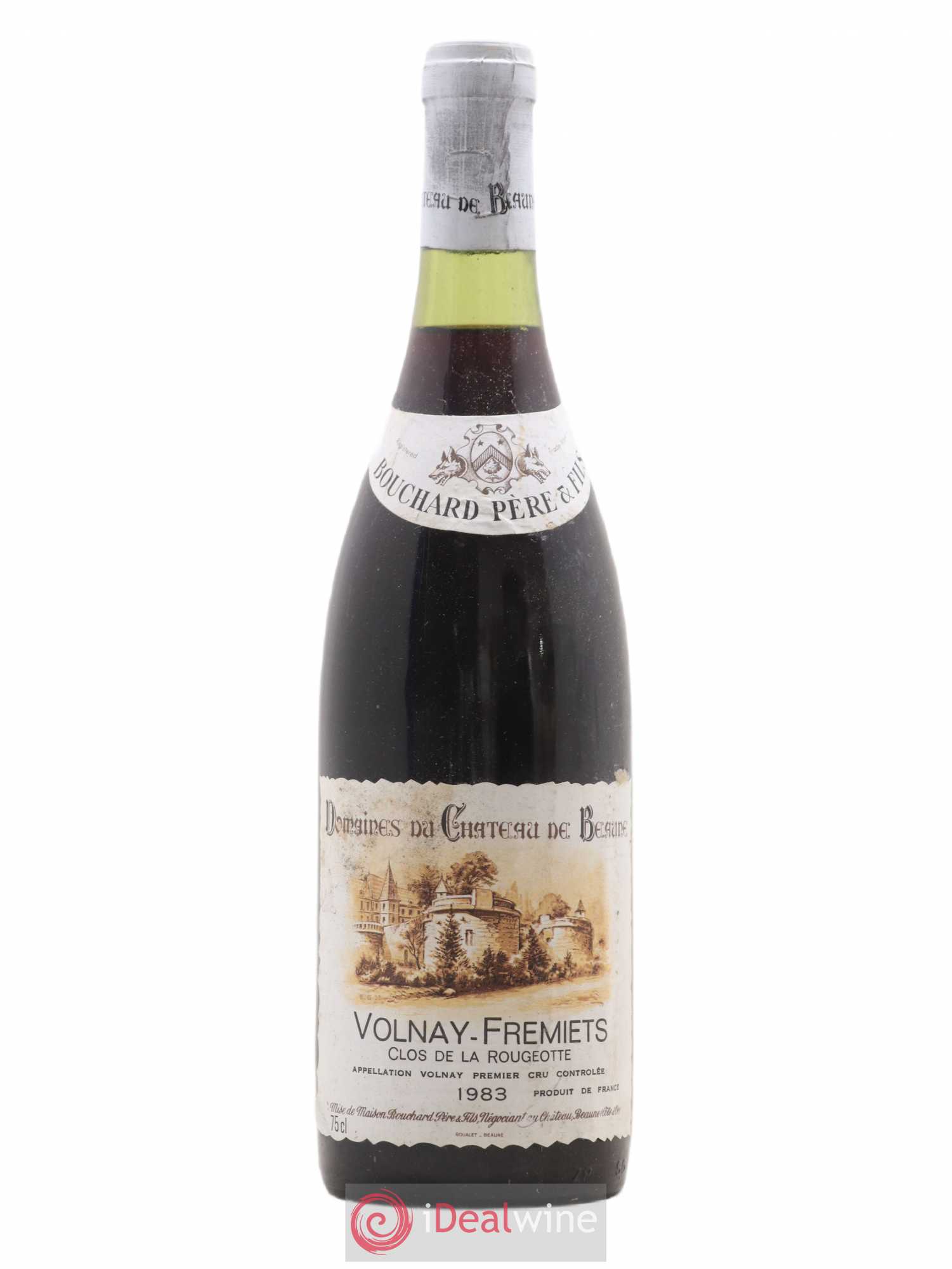 Volnay 1er Cru Frémiets - Clos de la Rougeotte Bouchard Père & Fils 1983 - Lot de 1 bouteille - 0