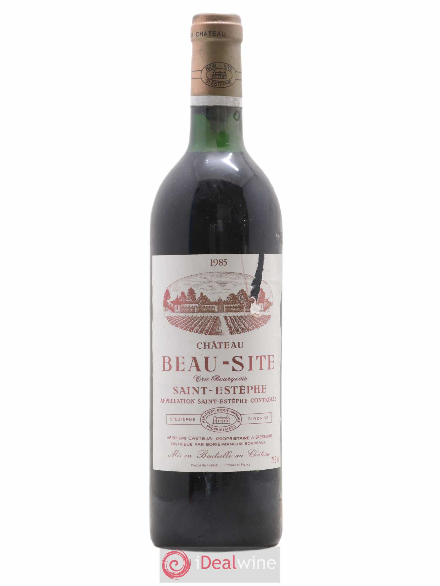 Château Beau Site Cru Bourgeois 1985 - Lot de 1 bouteille - 0