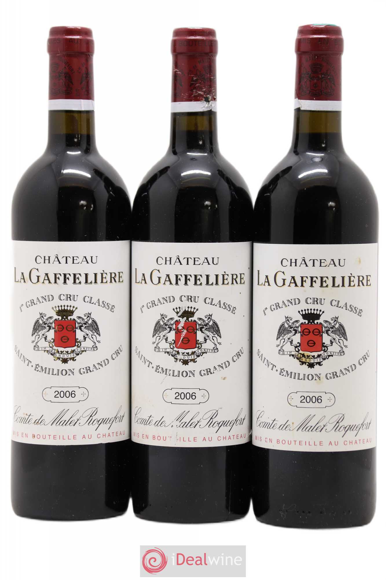Château la Gaffelière 1er Grand Cru Classé B 2006 - Lot de 3 bouteilles - 0