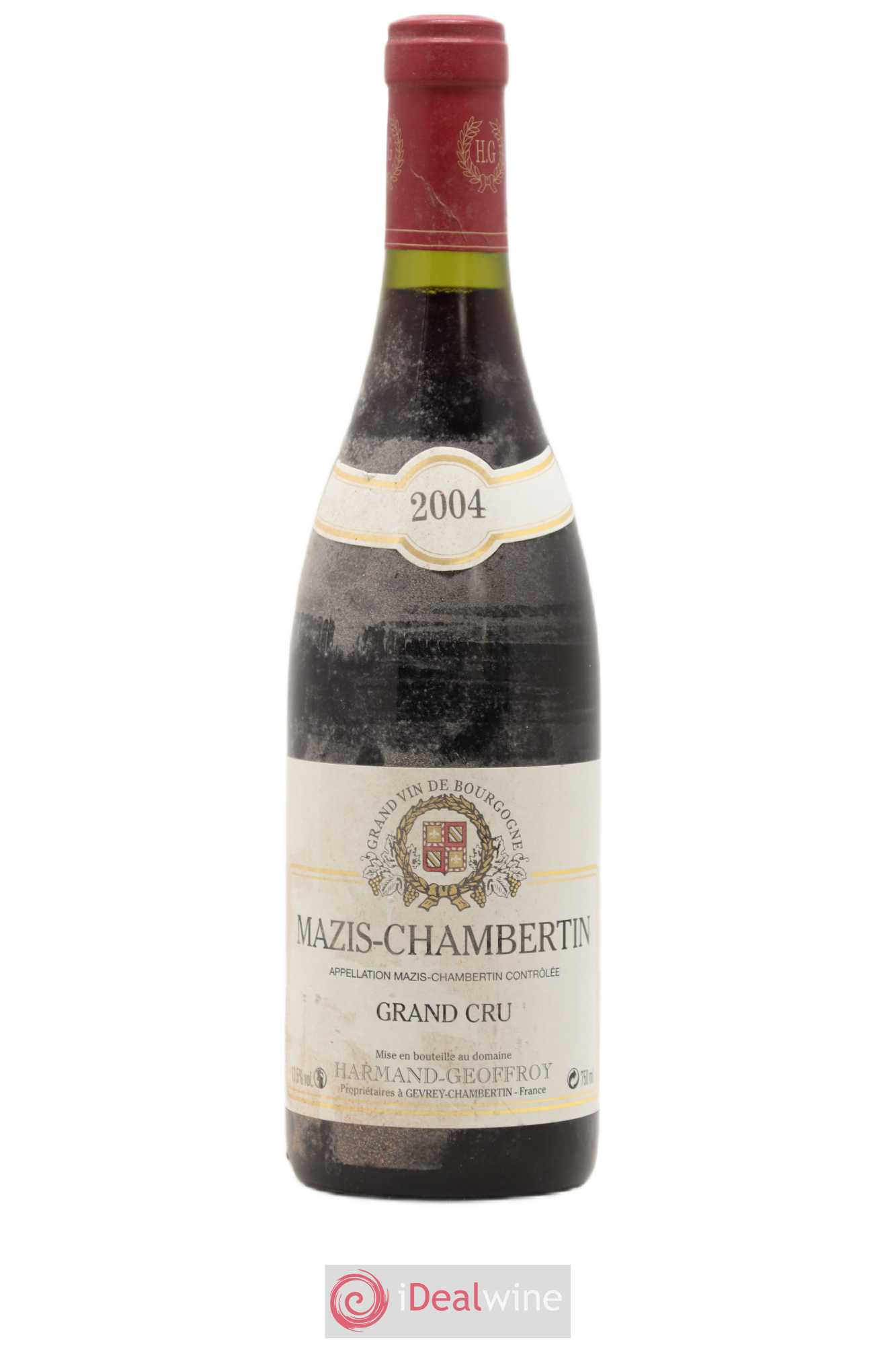 Mazis-Chambertin Grand Cru Harmand-Geoffroy (Domaine) 2004 - Lot de 1 bouteille - 0