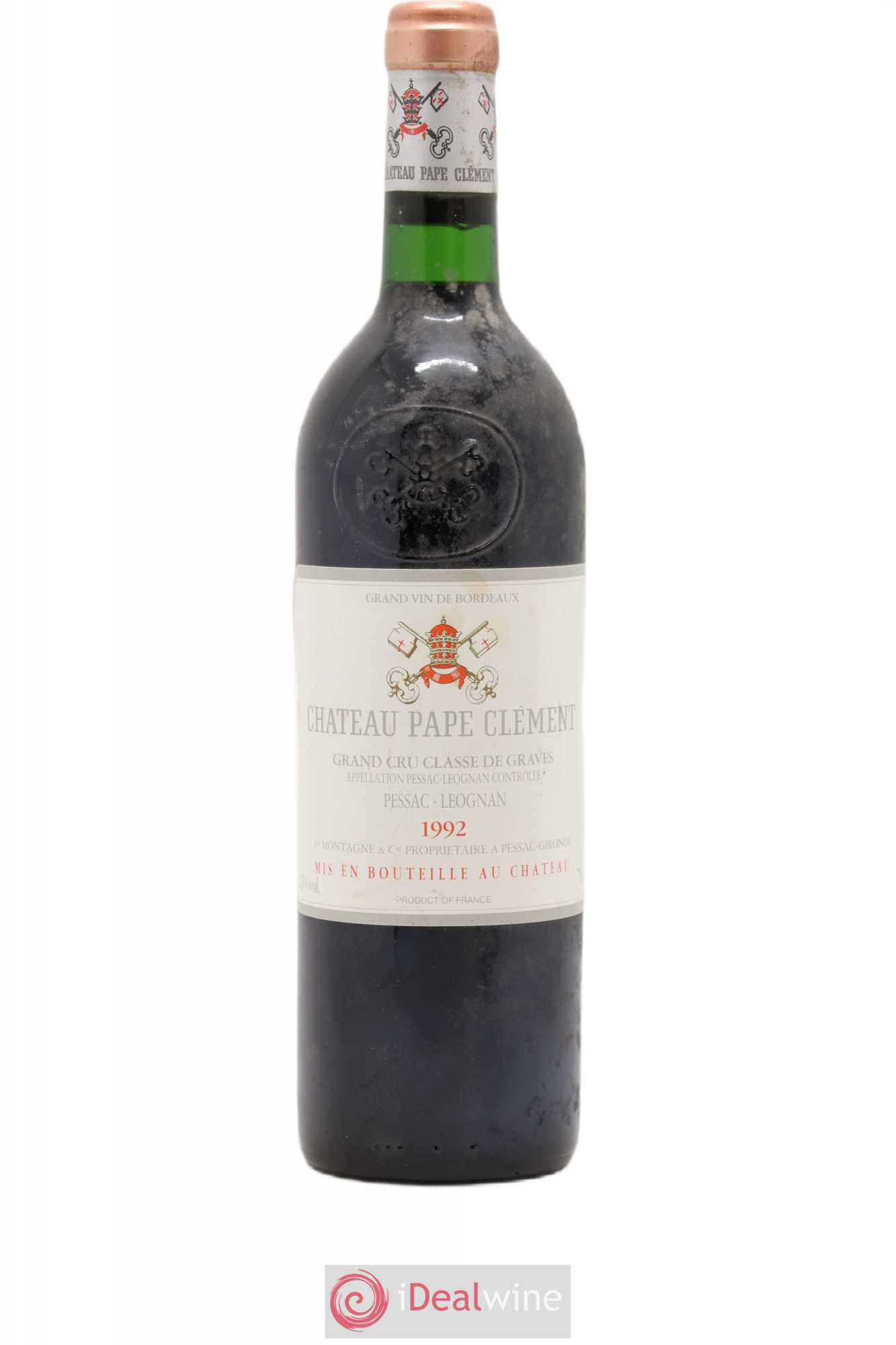 Château Pape Clément Cru Classé de Graves 1992 - Lot de 1 bouteille - 0
