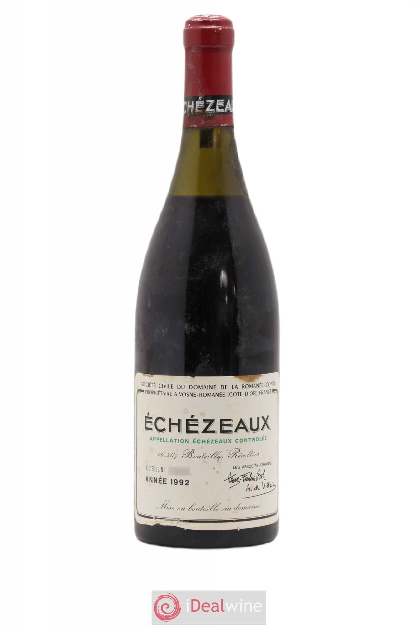 Echezeaux Grand Cru Domaine de la Romanée-Conti 1992 - Lot de 1 bouteille - 0