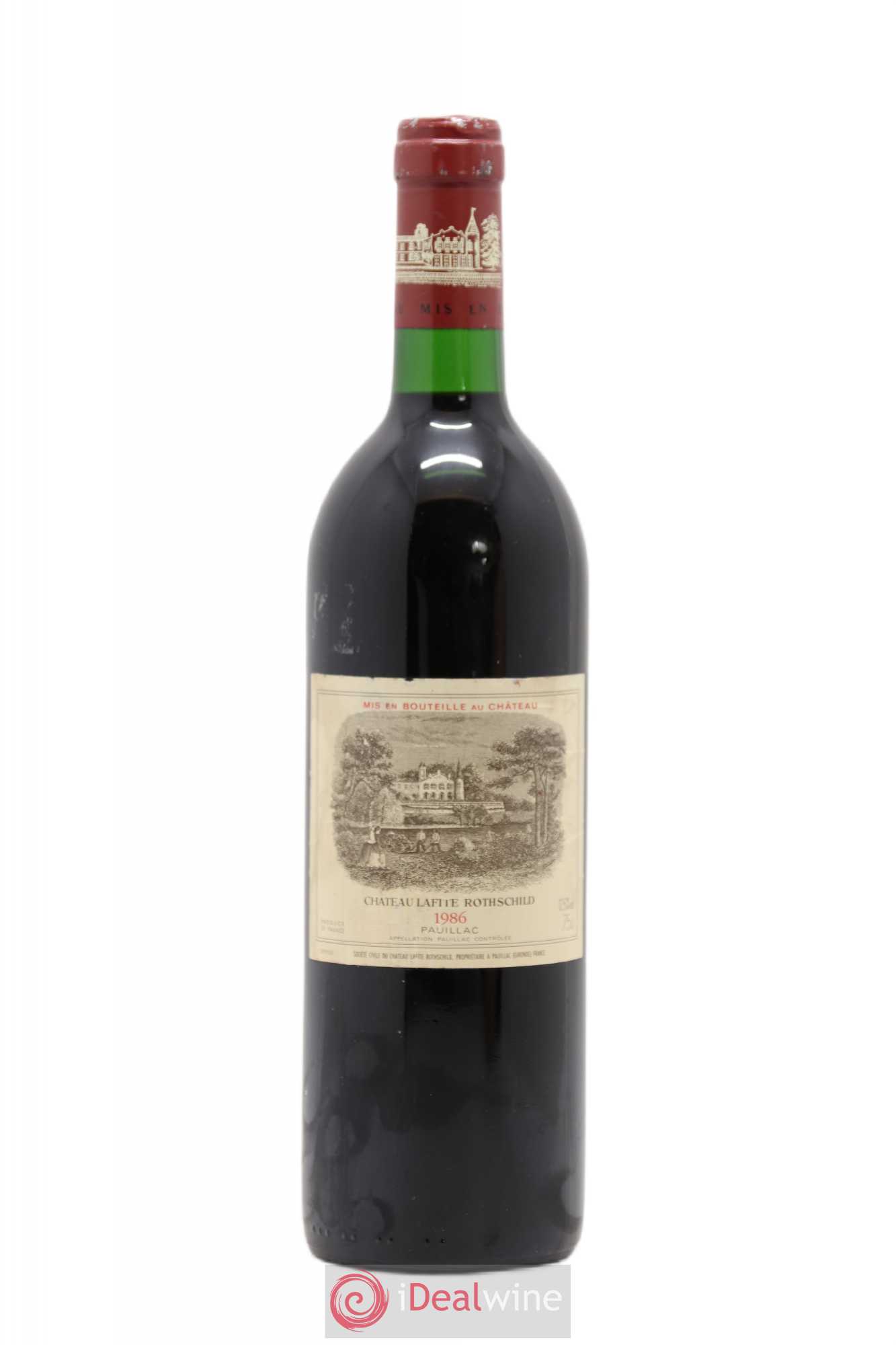 Château Lafite Rothschild 1er Grand Cru Classé 1986 - Lot de 1 bouteille - 0