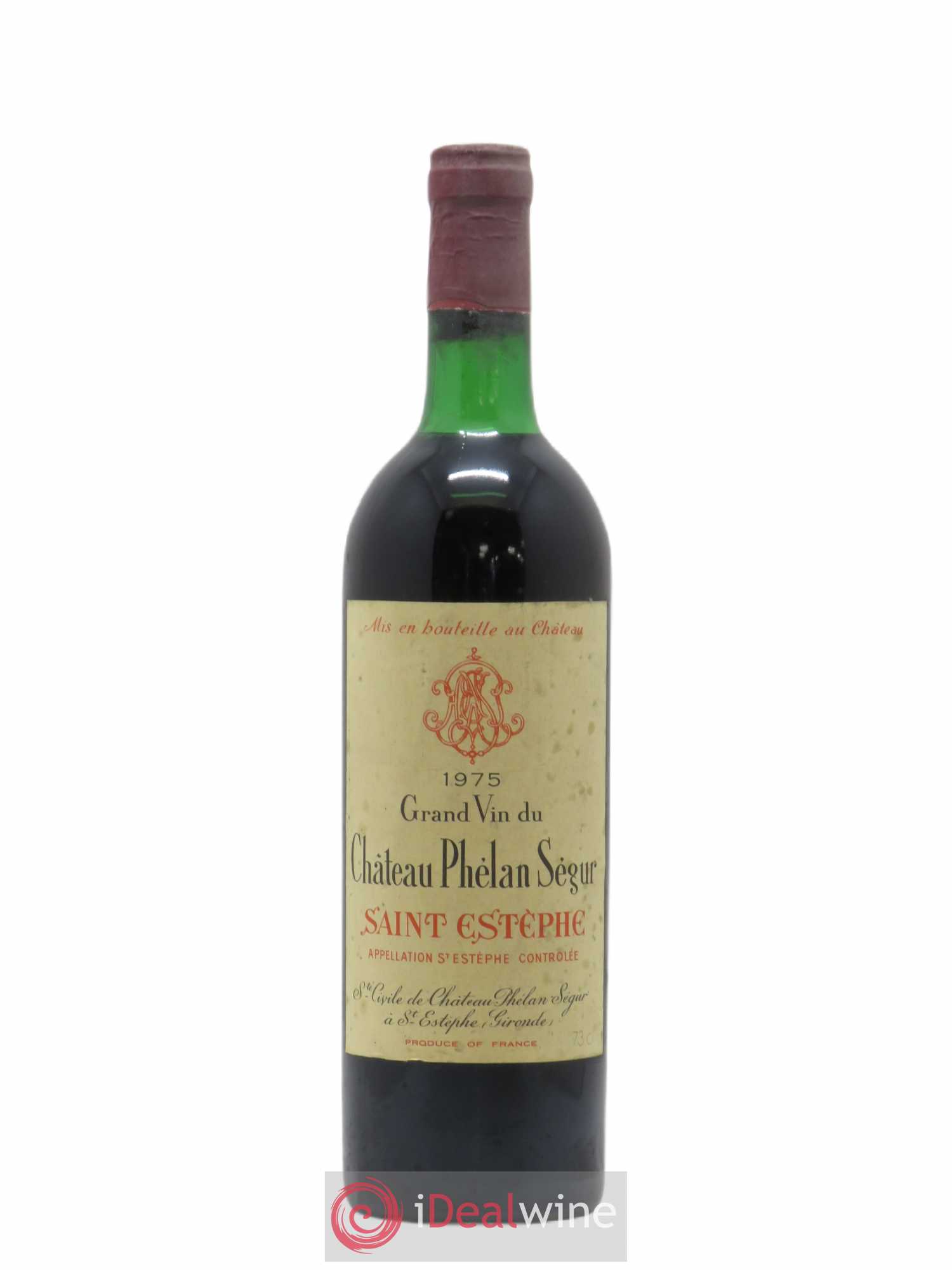 Château Phélan Ségur 1975 - Lot de 1 bouteille - 0