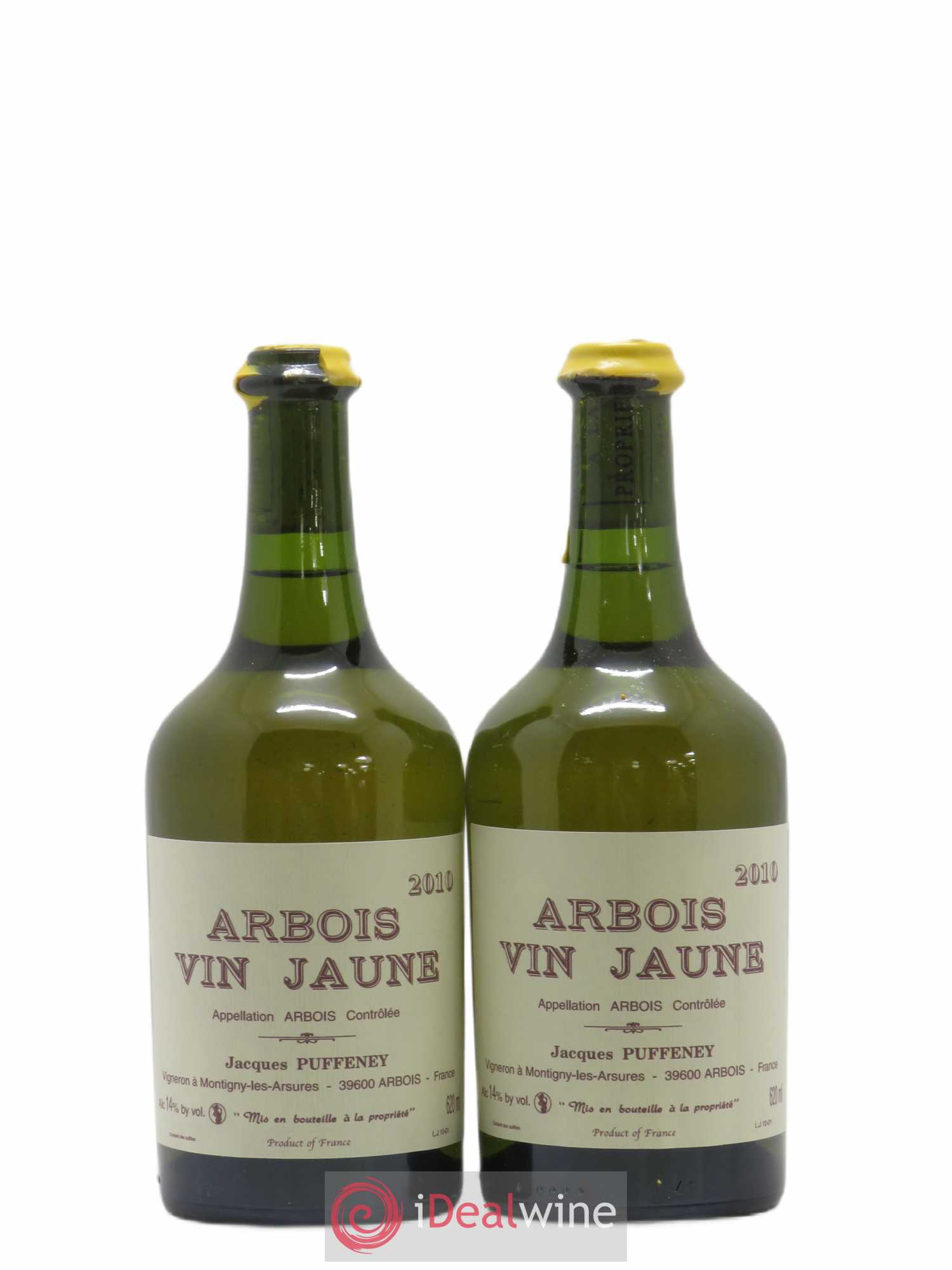 Arbois Vin Jaune Jacques Puffeney 2010 - Lot de 2 bouteilles - 0