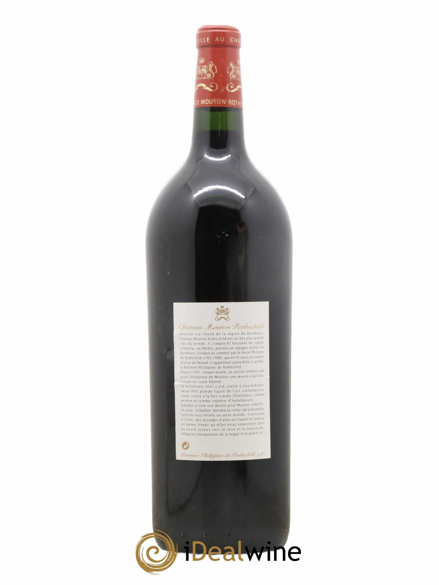Château Mouton Rothschild 1er Grand Cru Classé 2002 - Lot de 1 magnum - 1