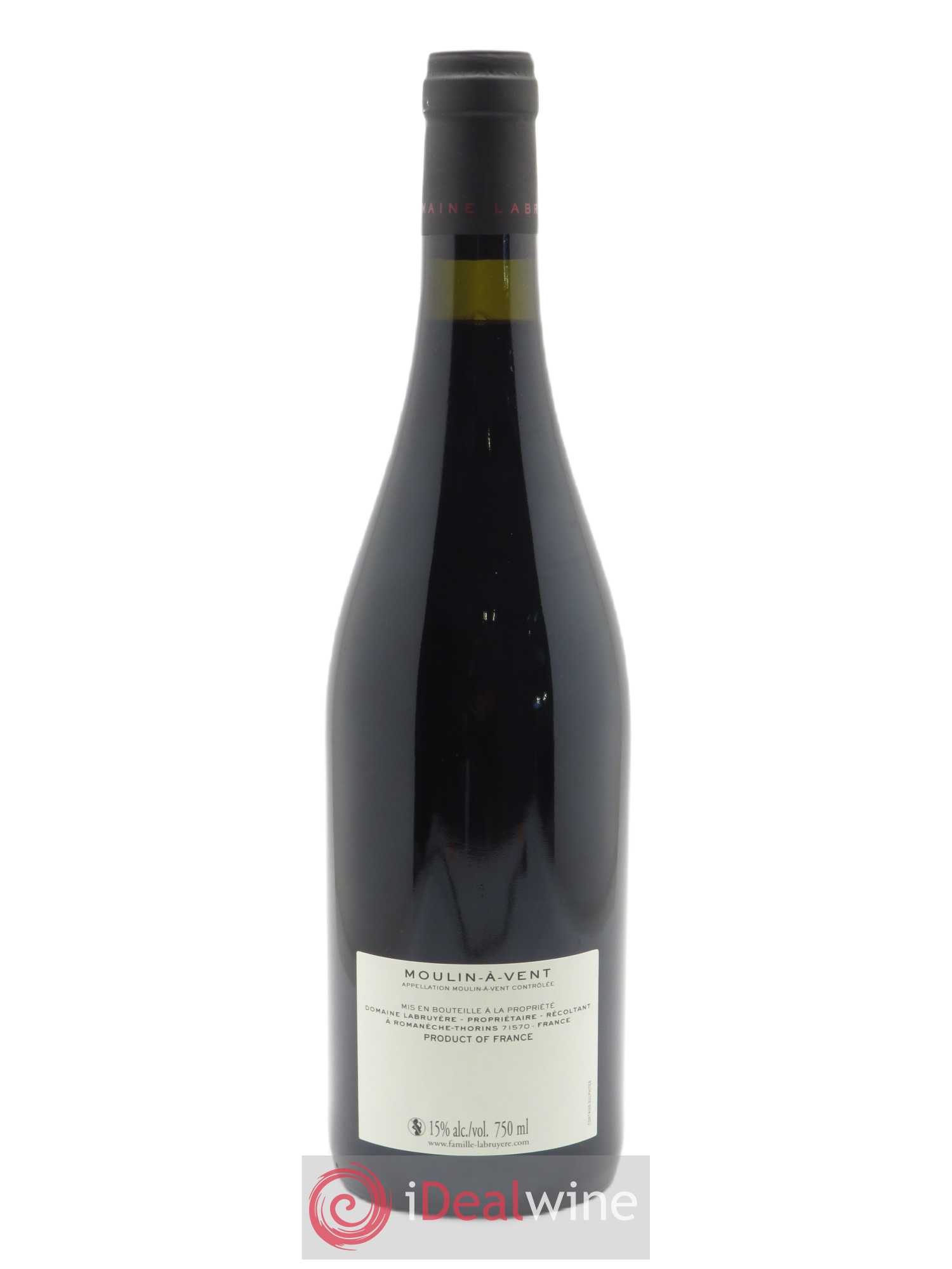 Moulin-à-Vent Coeur de terroir Domaine Labruyère 2015 - Lot of 1 bottle - 1