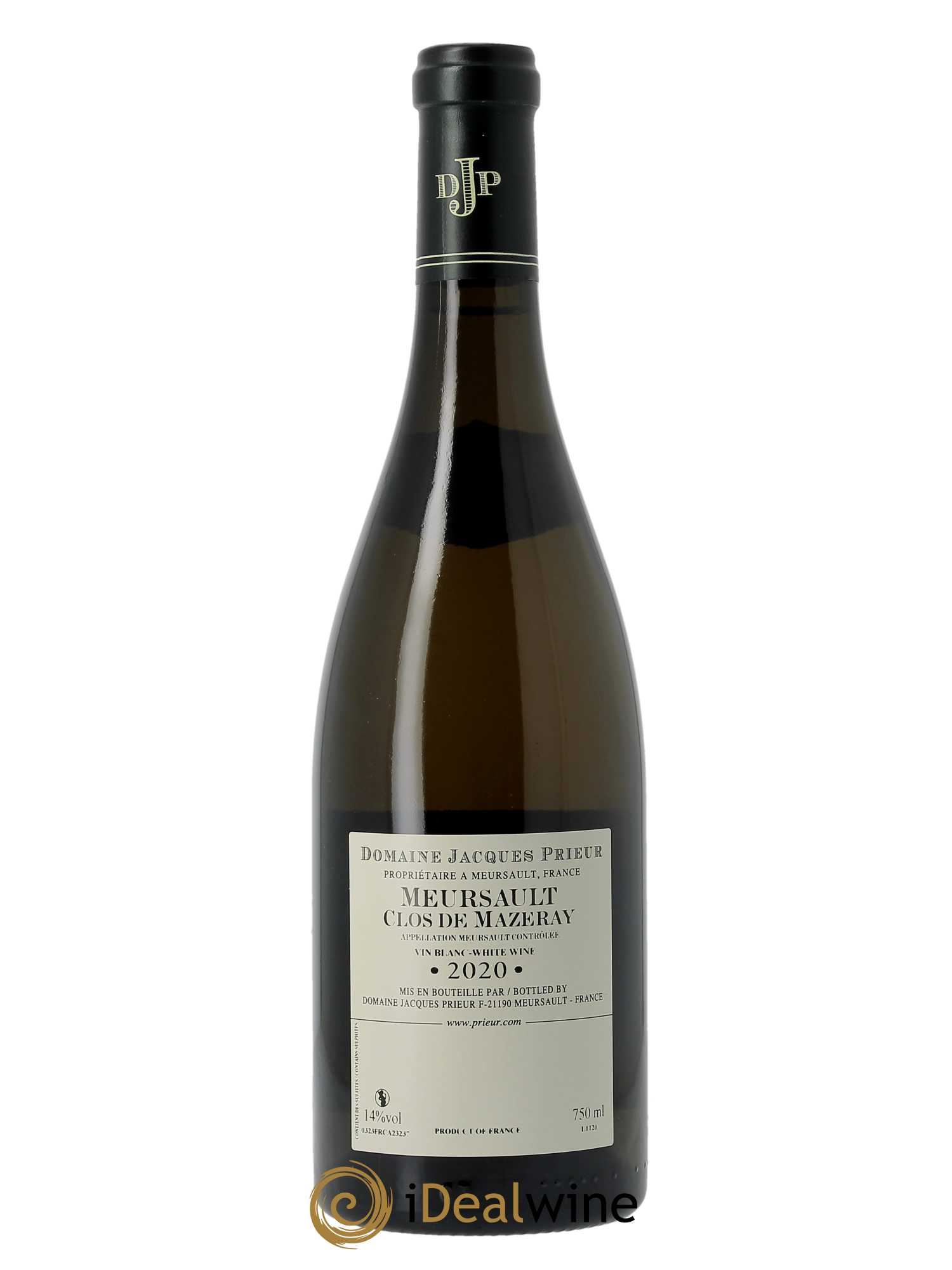 Meursault Clos de Mazeray Monopole Jacques Prieur (Domaine) 2020 - Lot de 1 bouteille - 1