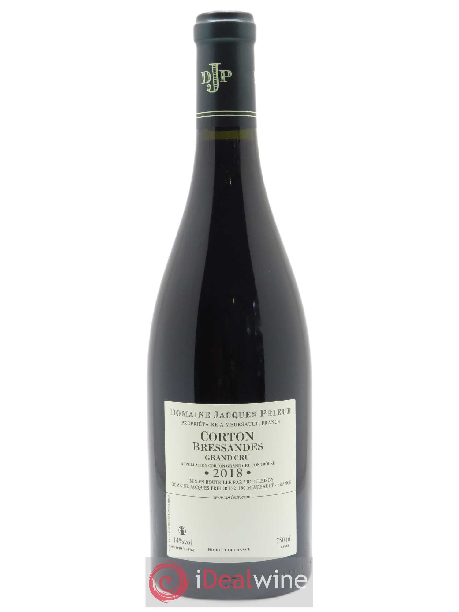 Corton-Bressandes Grand Cru Jacques Prieur (Domaine) 2018 - Lot de 1 bouteille - 1