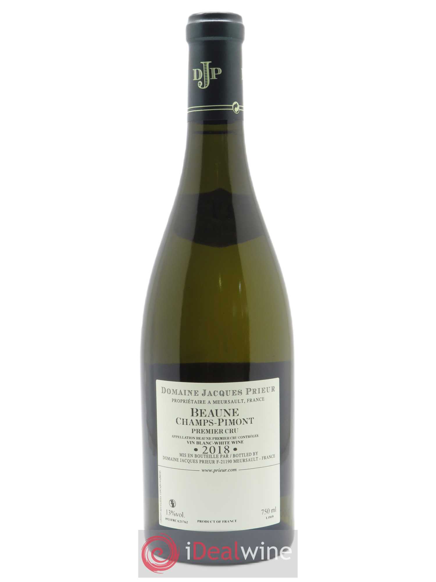 Beaune 1er Cru Champs-Pimont Jacques Prieur (Domaine) 2018 - Lot de 1 bouteille - 1
