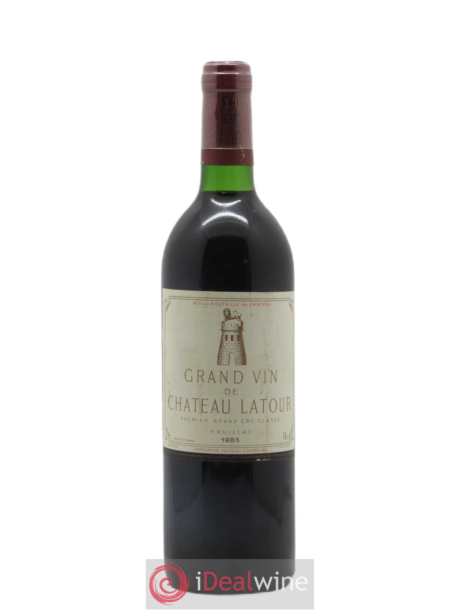 Château Latour 1er Grand Cru Classé 1983 - Lot de 1 bouteille - 0