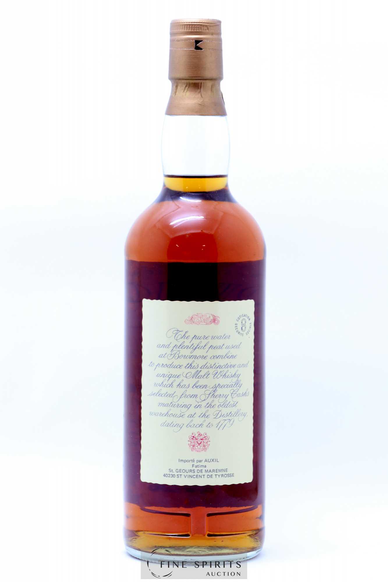 Bowmore 1974 Of. Selected Sherry Casks Auxil import - Lot de 1 bouteille - 1