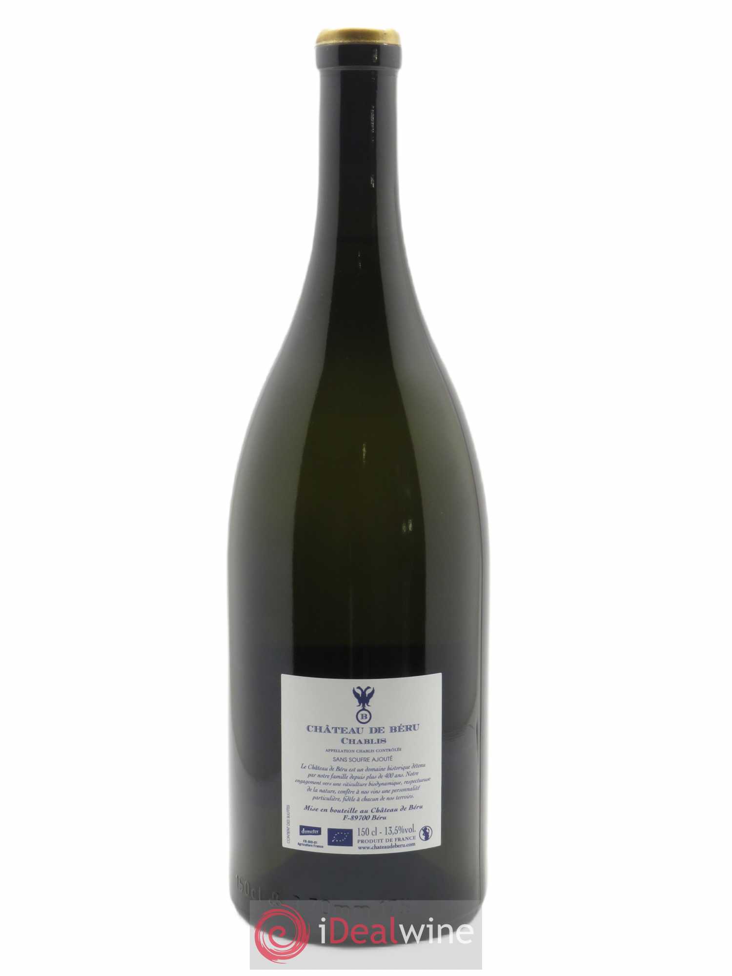 Chablis Montserre Château de Béru 2019 - Lot de 1 magnum - 1
