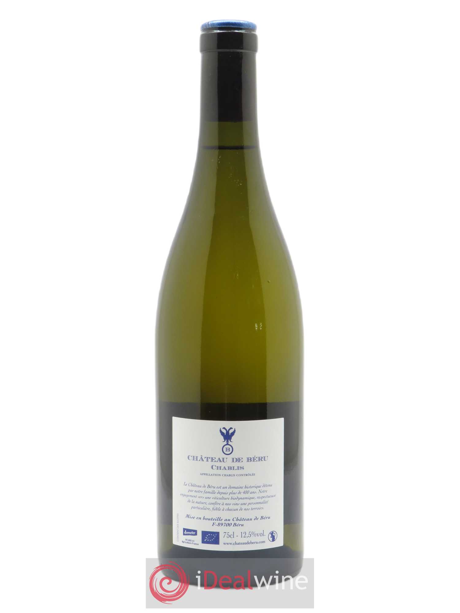 Chablis Terroirs de Béru Château de Béru 2017 - Lot de 1 bouteille - 1