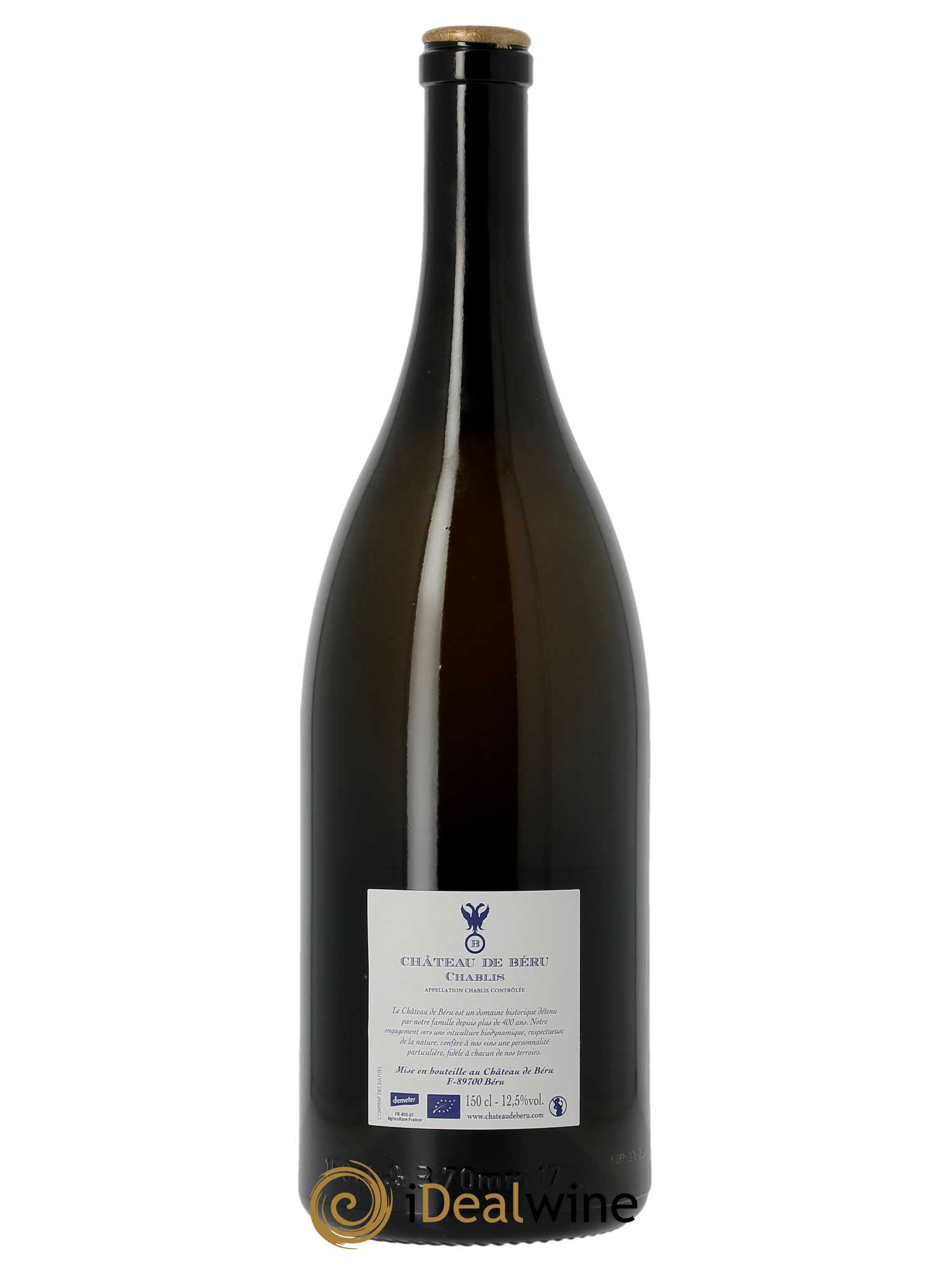 Chablis Orangerie Château de Béru 2020 - Lot of 1 magnum - 1