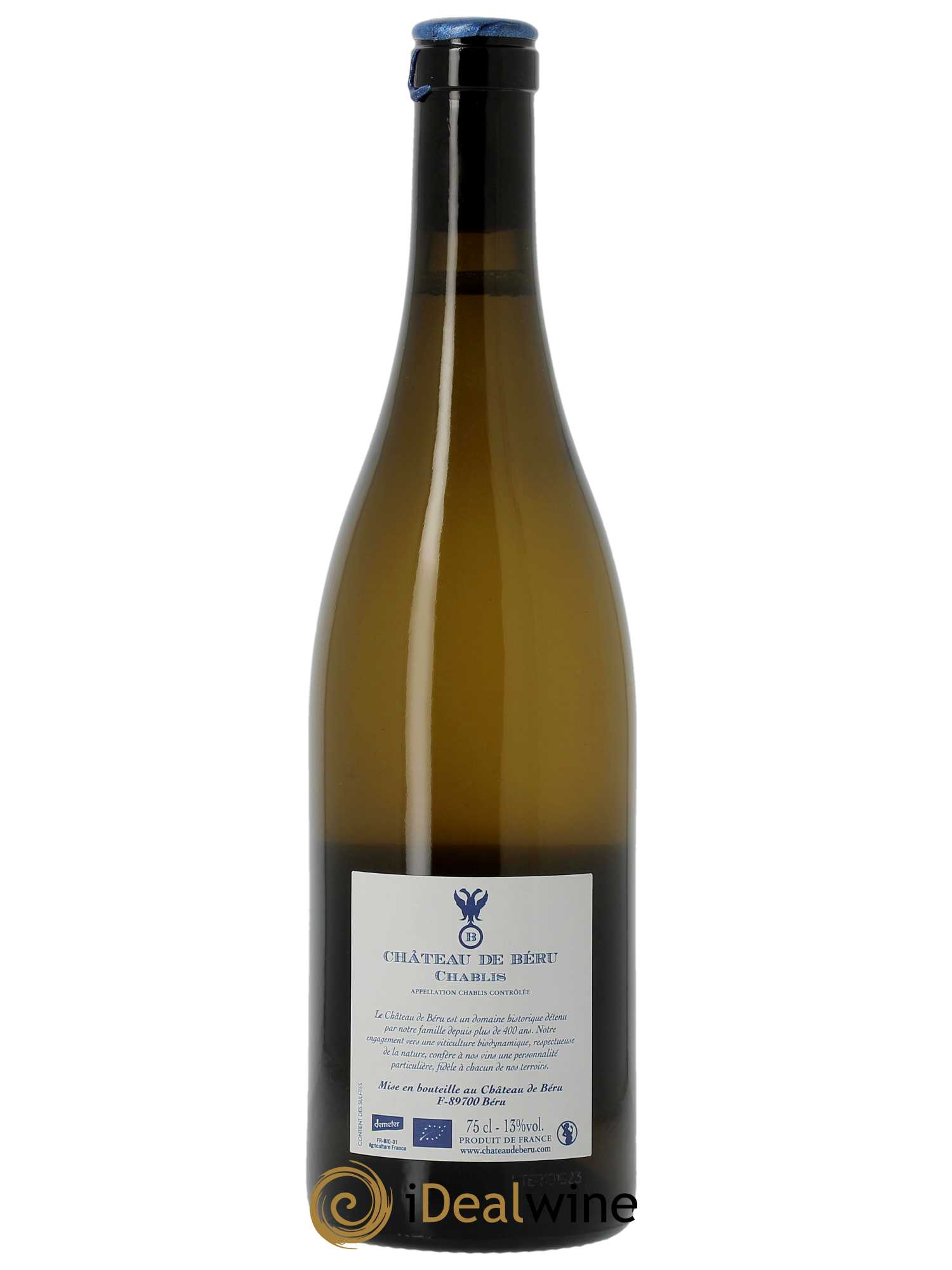 Chablis Terroirs de Béru Château de Béru 2019 - Lot of 1 bottle - 1