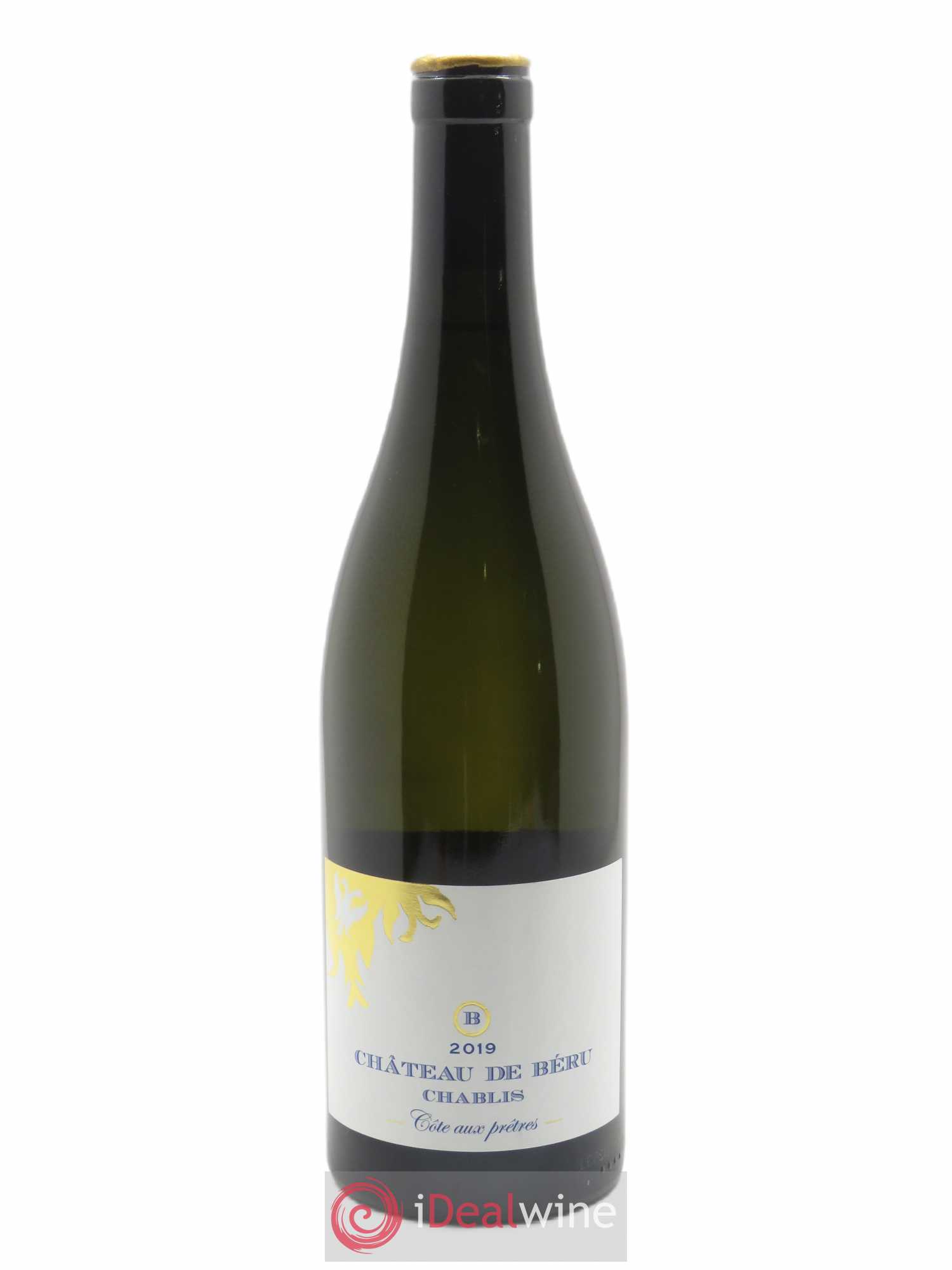Chablis Côte aux prêtres Château de Béru 2019 - Lot de 1 bouteille - 0