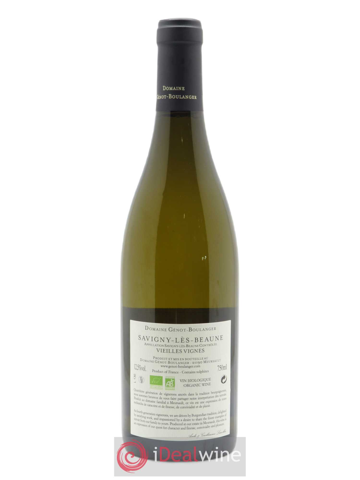 Savigny-lès-Beaune Vieilles vignes Génot-Boulanger (Domaine) 2018 - Lot de 1 bouteille - 1